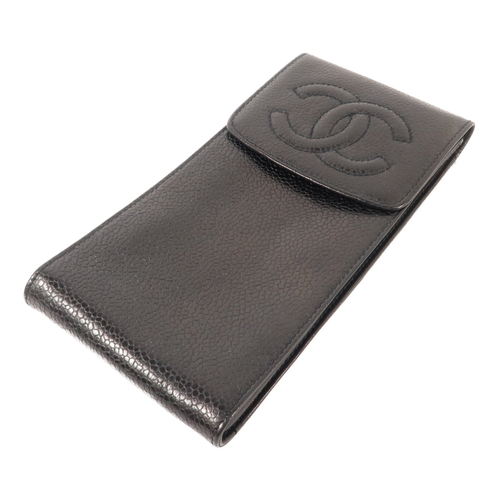 CHANEL 牛皮皮革Glasses/Phone Case眼鏡/手機袋