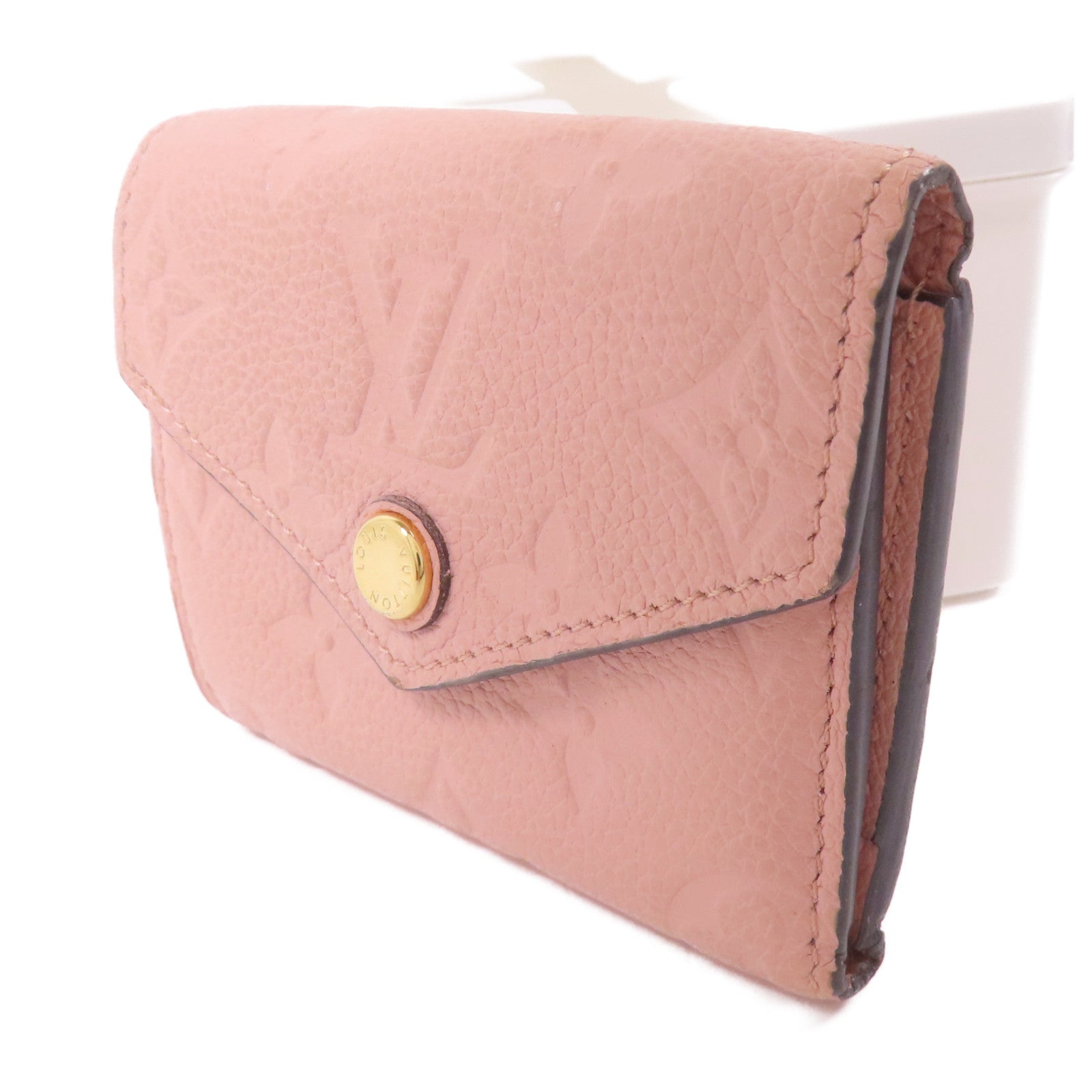 LOUIS VUITTON Monogram Empreinte Zoe Wallet金扣短錢包