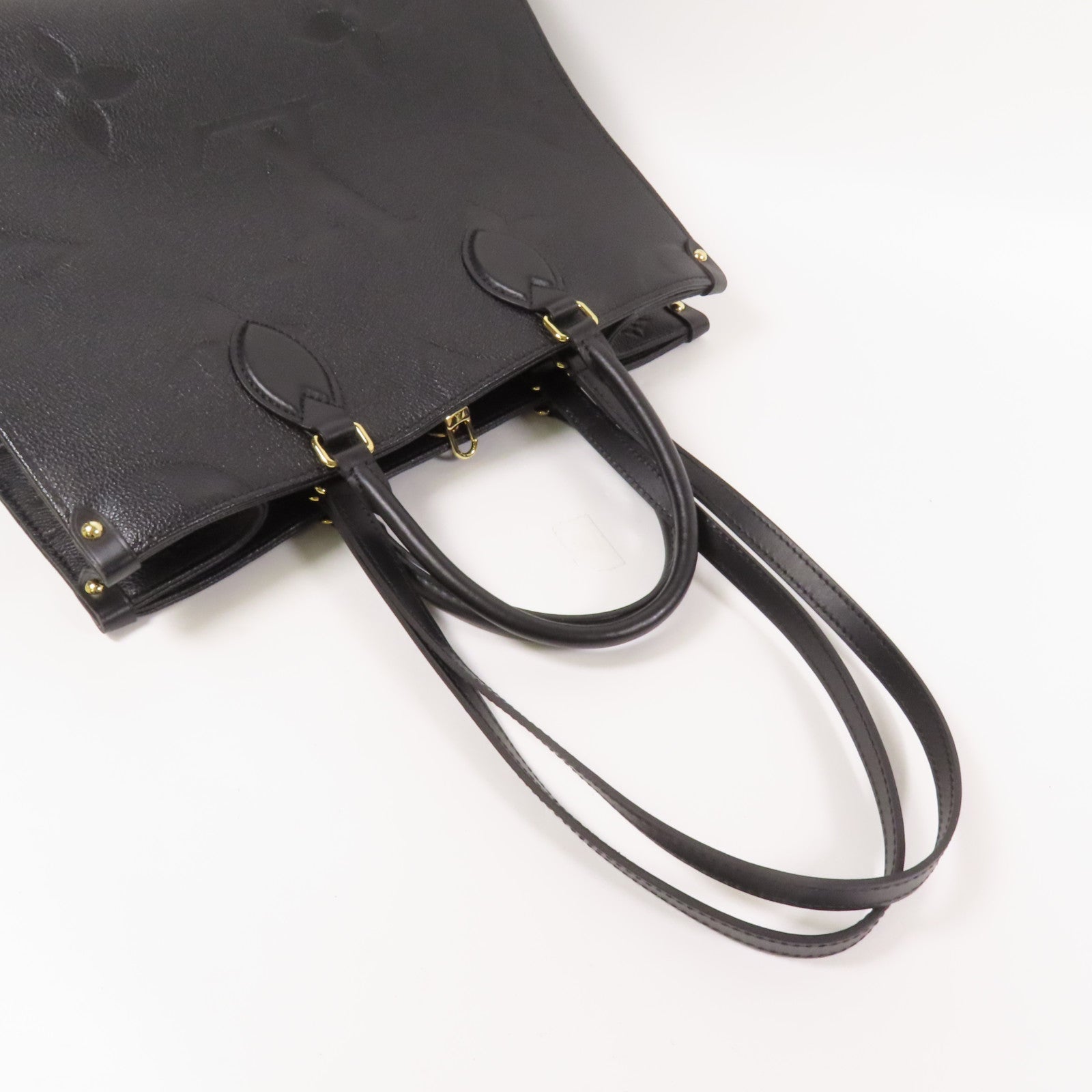 LOUIS VUITTON 【激減優惠】Monogram Empreinte On The Go MM金扣手挽肩背兩用袋