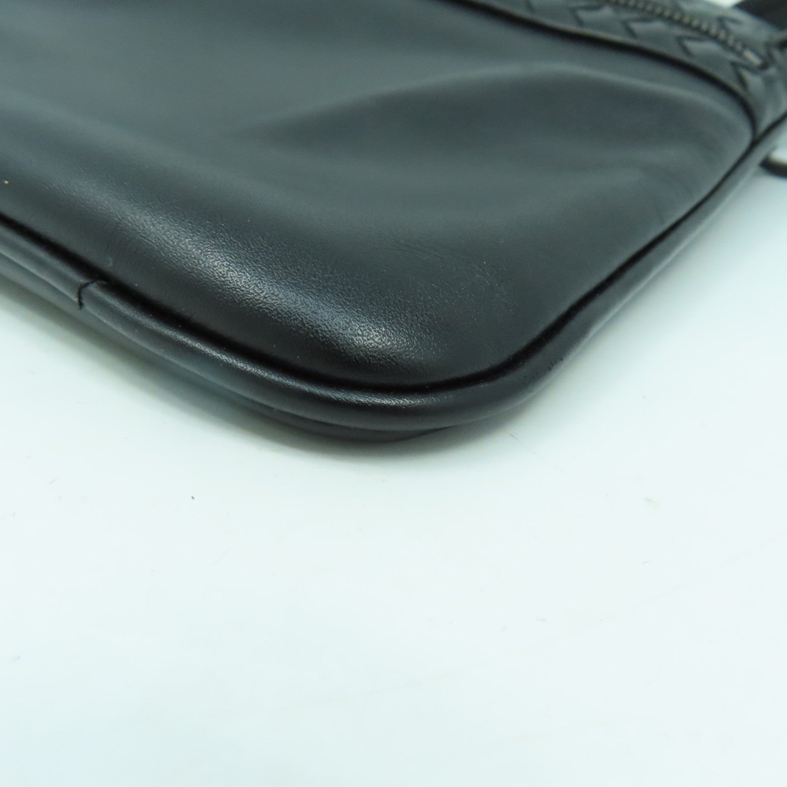 BOTTEGA VENETA 【清倉大減價】羊皮皮革Shoulder Bag肩背袋黑色