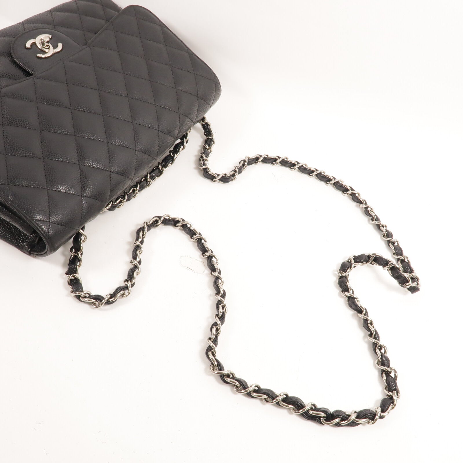 CHANEL 牛皮皮革Large Classic肩背袋