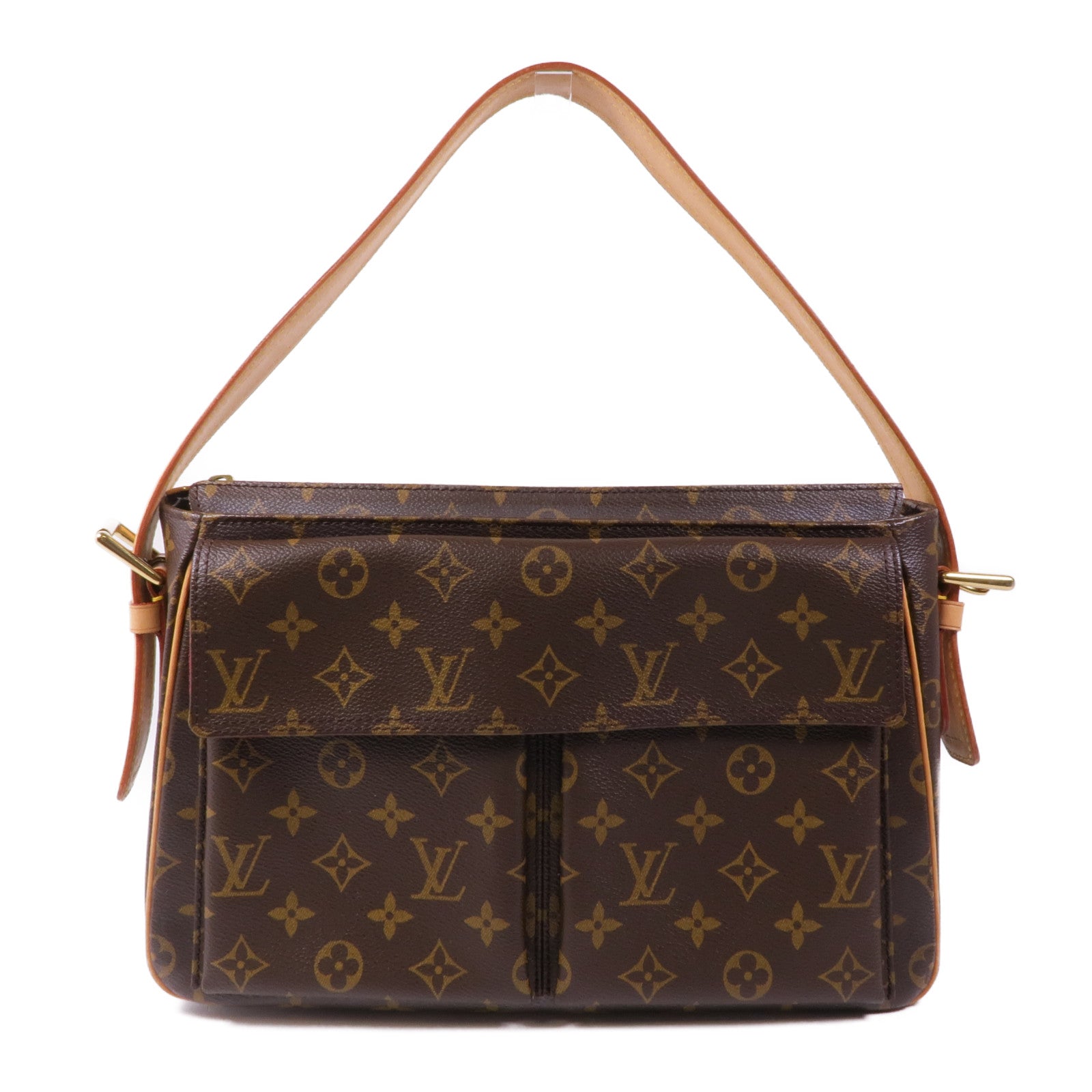 LOUIS VUITTON Monogram Viva Cite GM金扣肩背袋