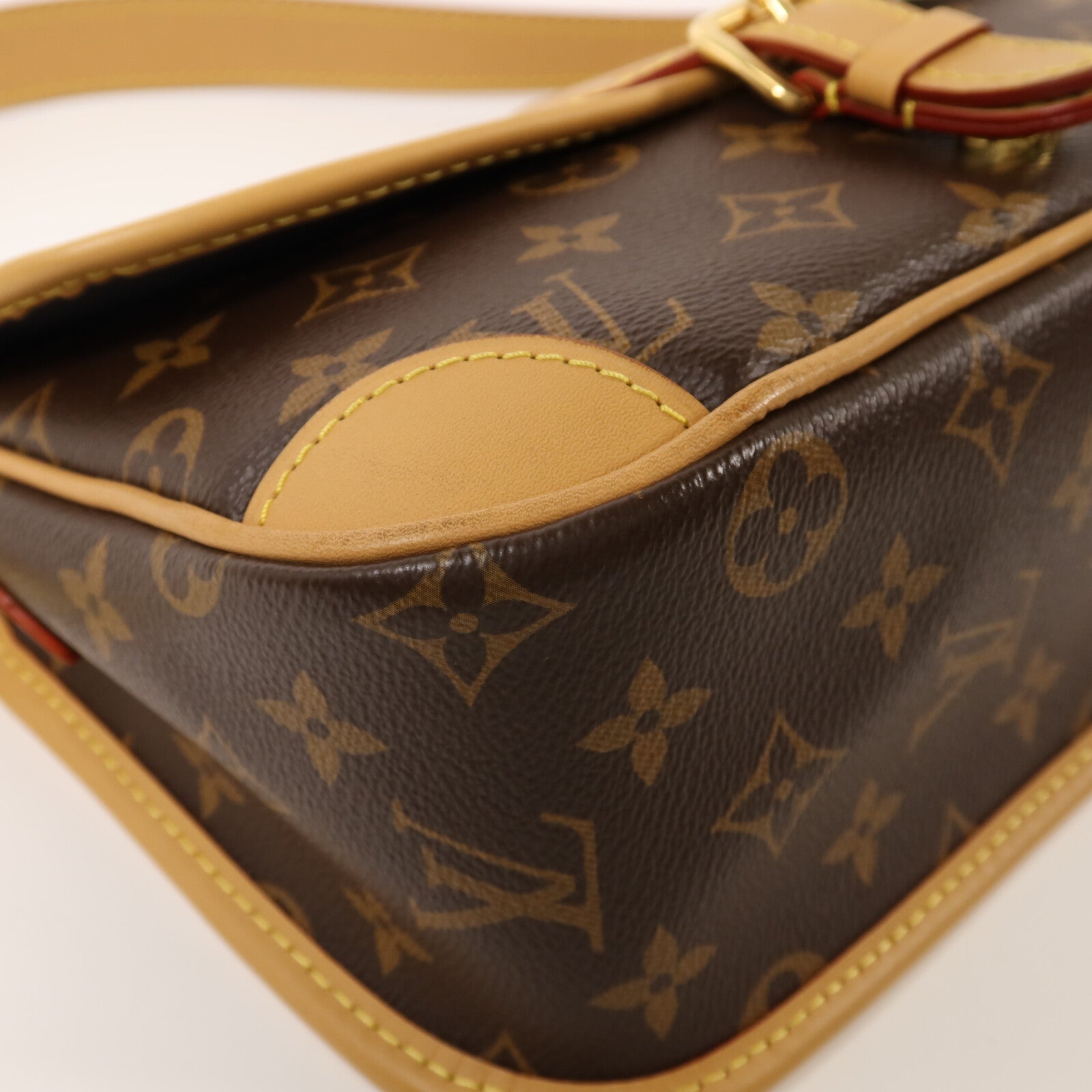 LOUIS VUITTON Monogram Diane金扣手挽肩背兩用袋