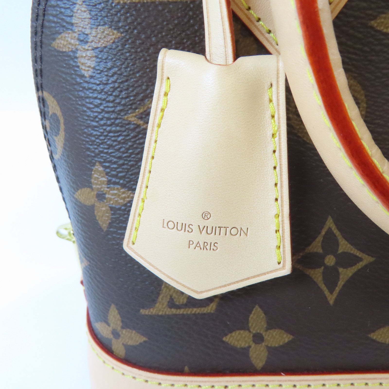 LOUIS VUITTON Monogram Alma BB金扣手挽肩背兩用袋啡色
