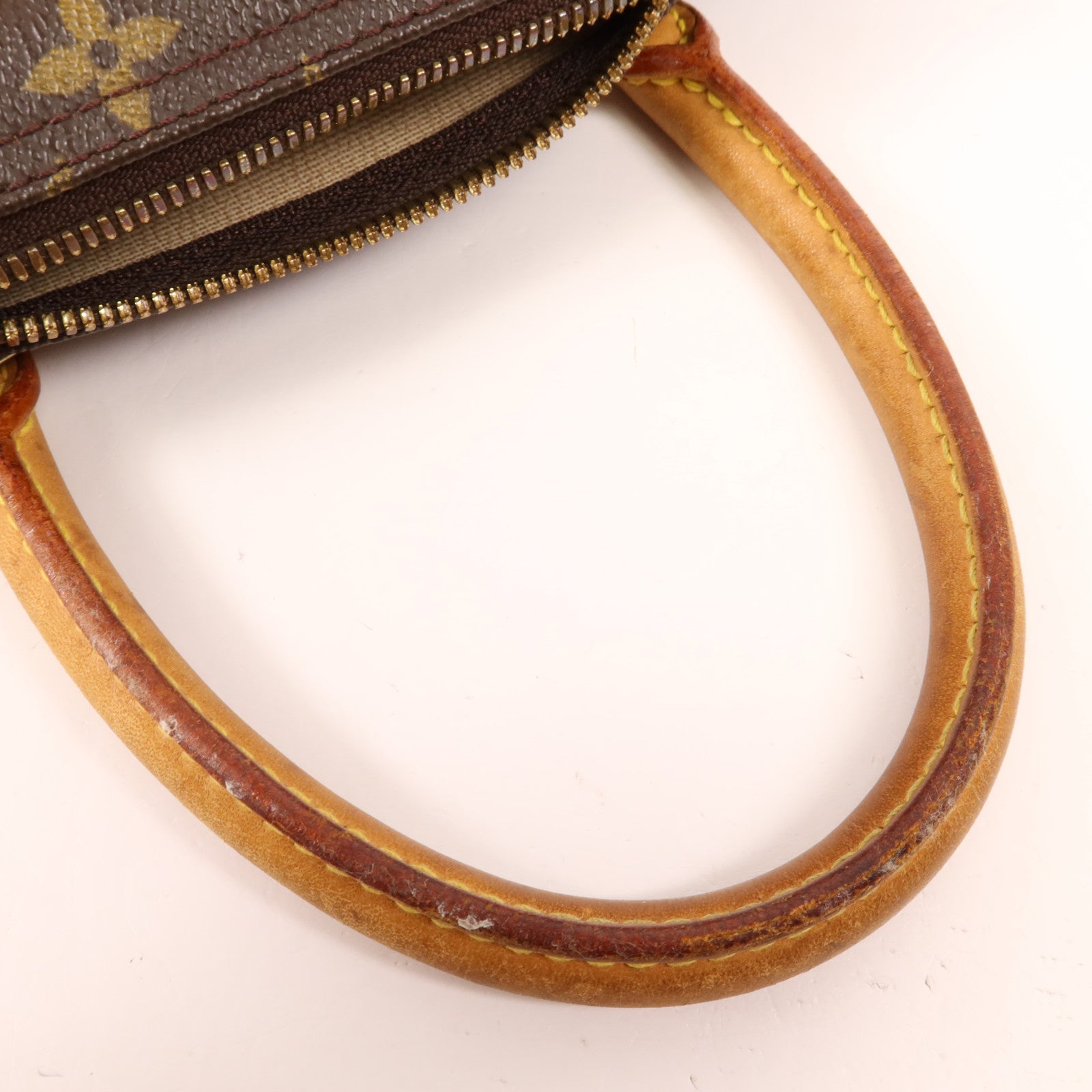 LOUIS VUITTON Monogram Deauville金扣手挽袋