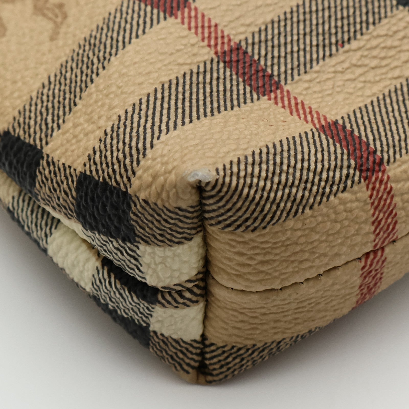 BURBERRY 塗層帆布Shoulder Bag金扣肩背袋