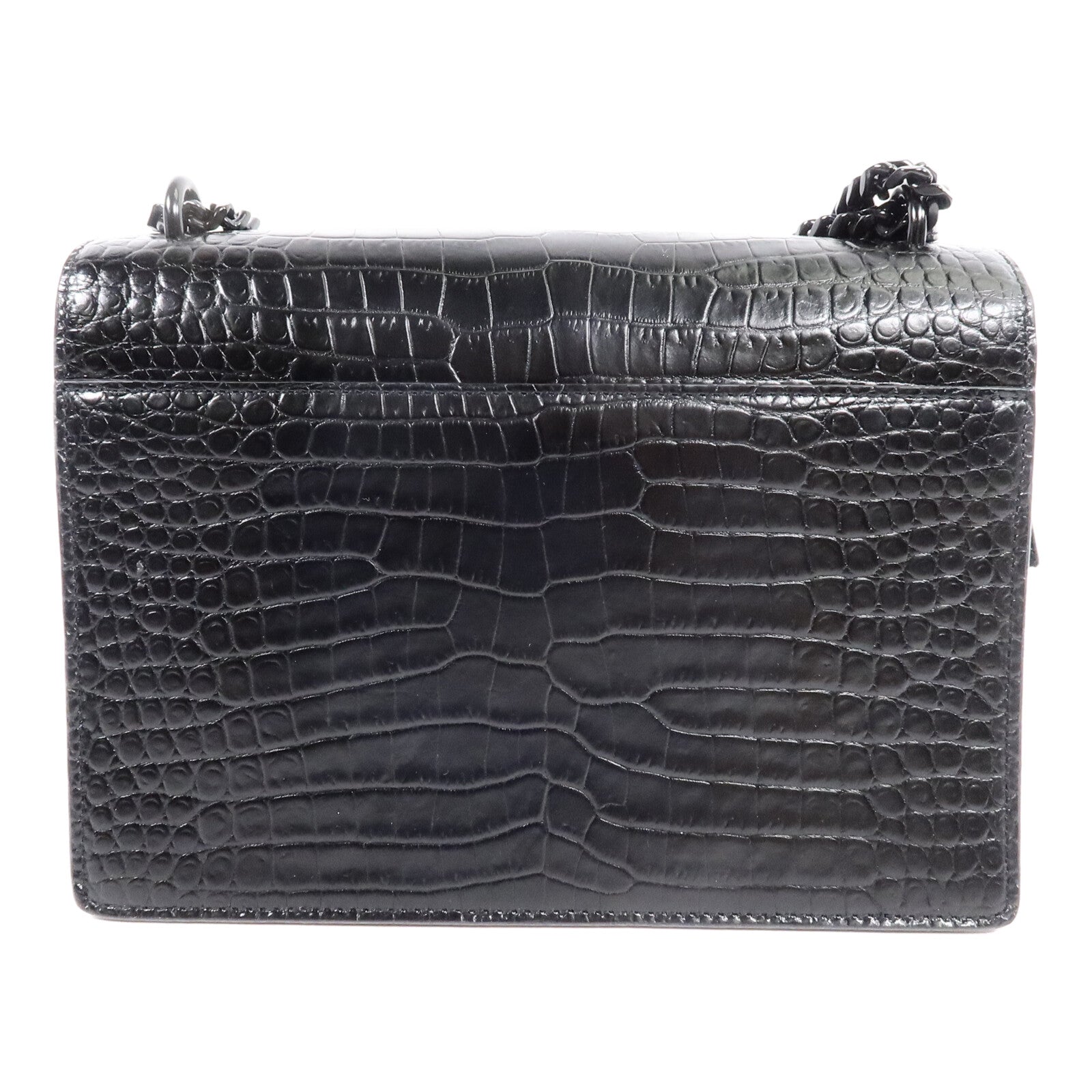 SAINT LAURENT 牛皮皮革Sunset Medium鏈帶肩背袋