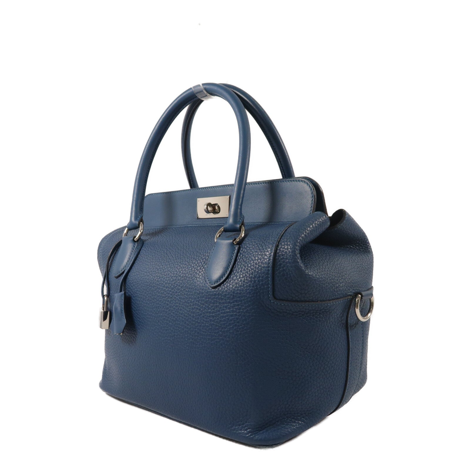 HERMES Clemence皮革Toolbox 26手挽肩背兩用袋Colvert