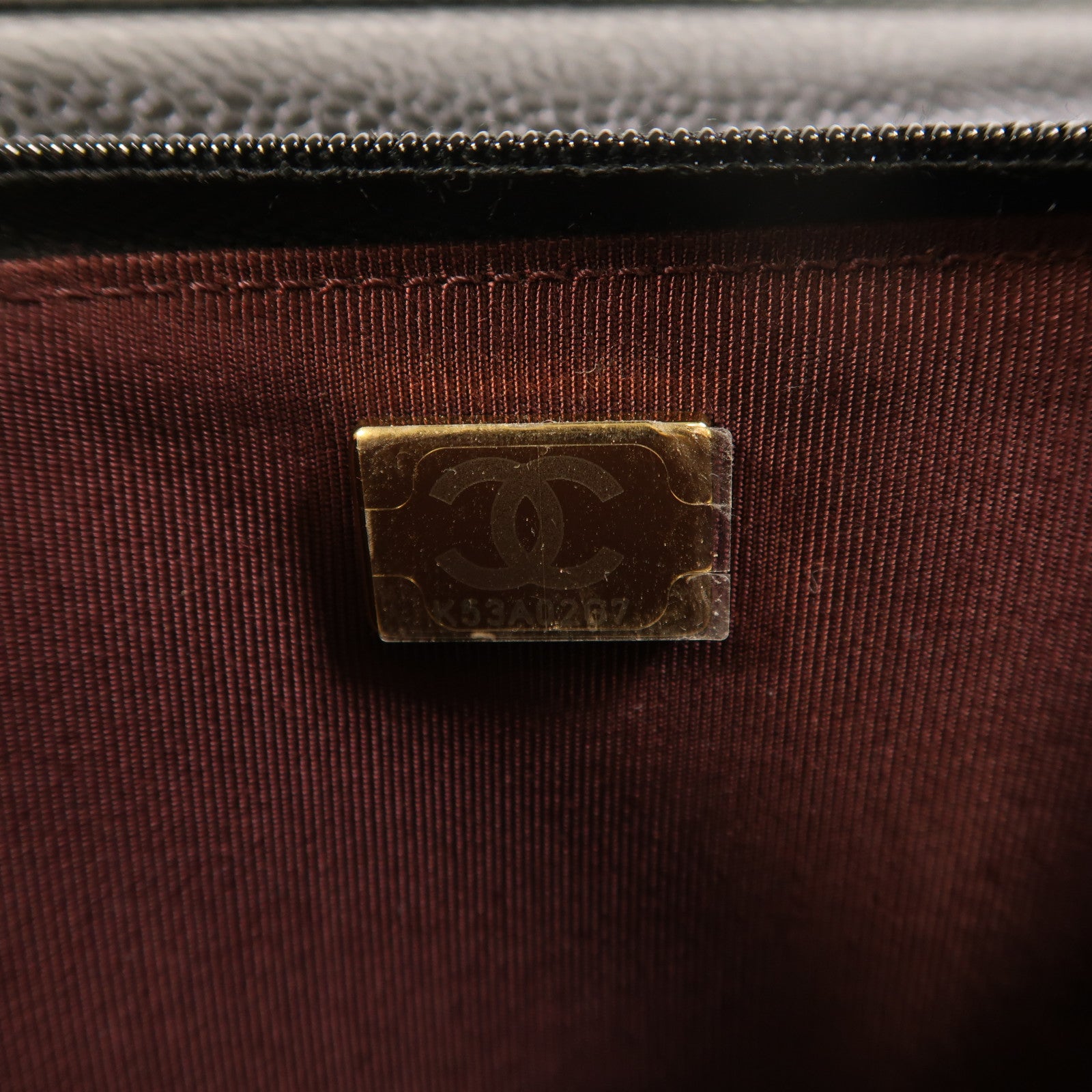 CHANEL 牛皮皮革WOC Wallet On Chain金扣鏈帶肩背袋