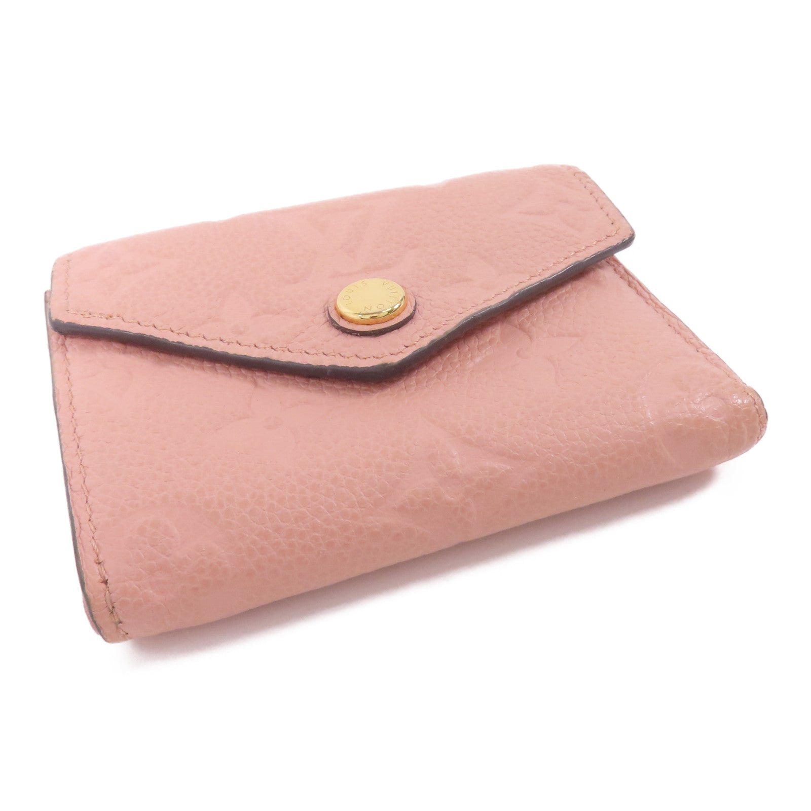 LOUIS VUITTON Monogram Empreinte Zoe Wallet金扣短錢包