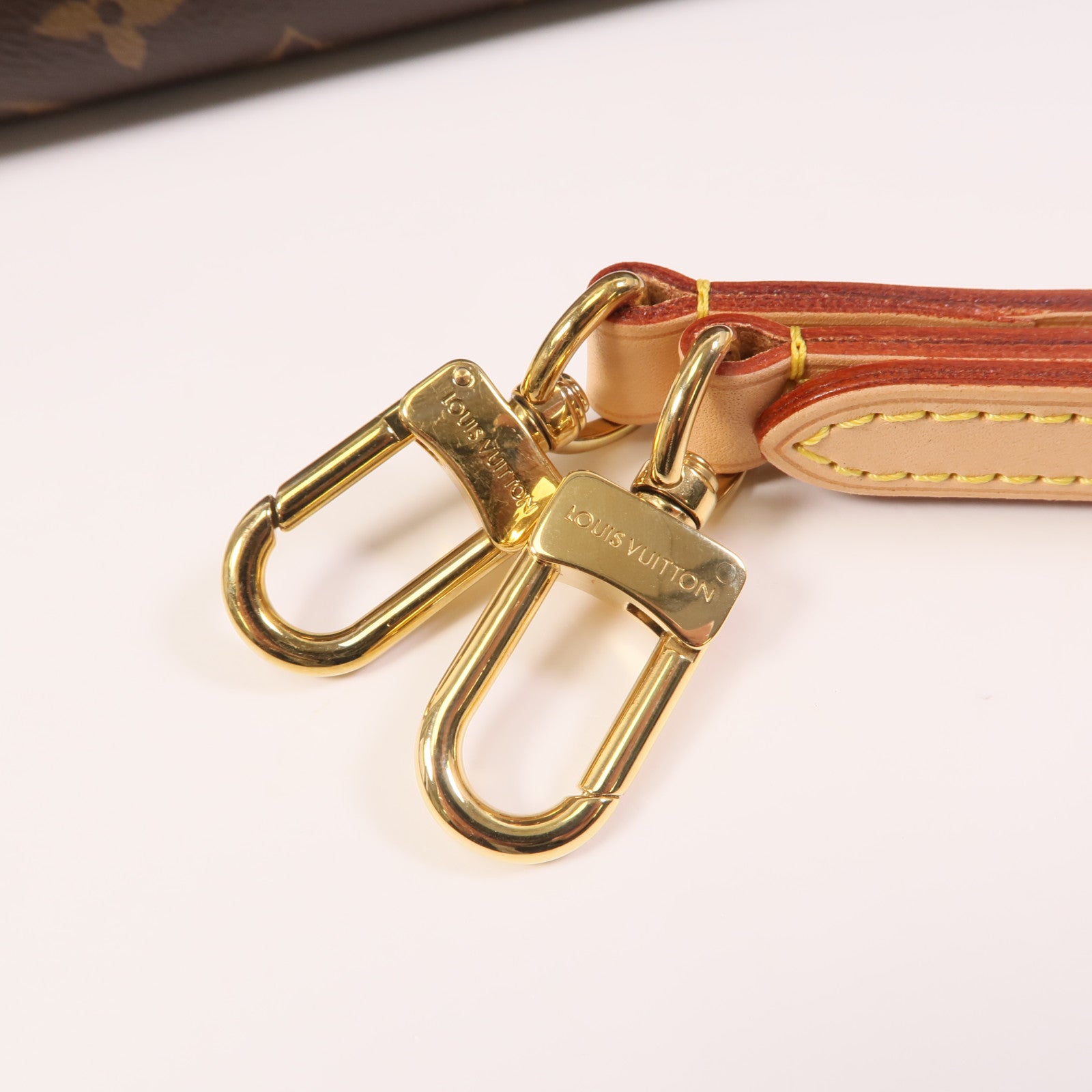 LOUIS VUITTON Monogram Boetie金扣手挽肩背兩用袋