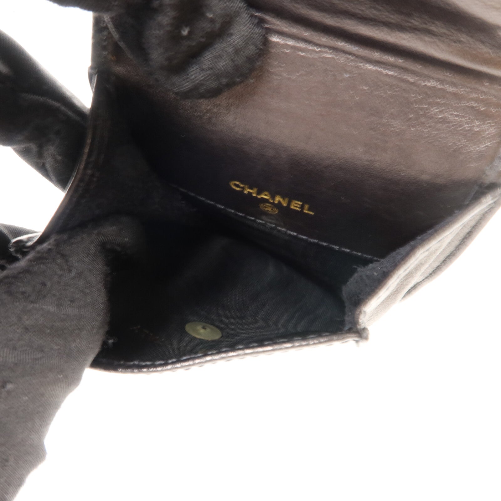 CHANEL 牛皮皮革Glasses/Phone Case眼鏡/手機袋