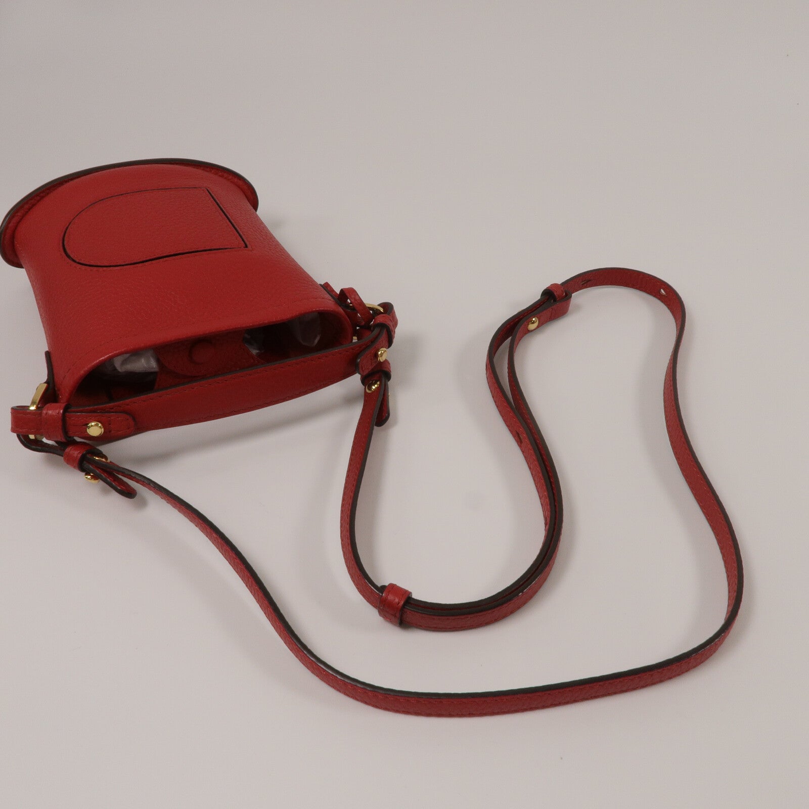Delvaux 牛皮皮革Pin Mini Bucket手挽肩背兩用袋
