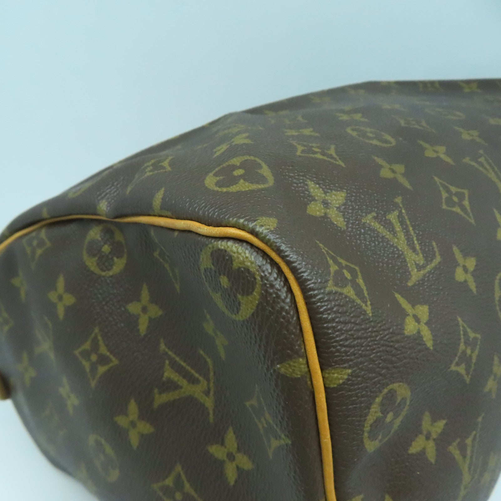 LOUIS VUITTON 【激減優惠】Monogram Speedy 35金扣手挽袋啡色