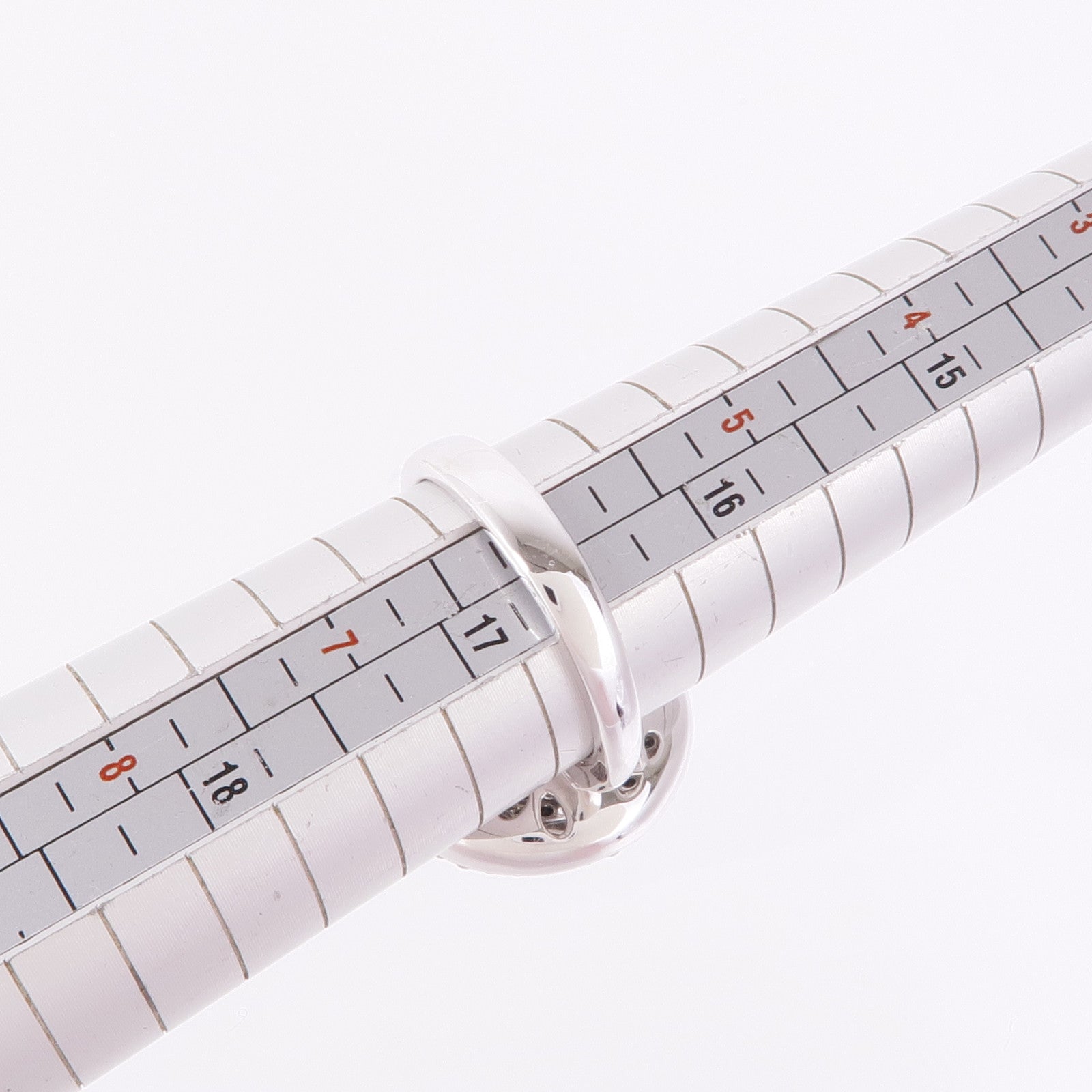 JEWELRY 【激減優惠】18K白金White Sapphire/Diamond Ring白色藍寶石/鑽石戒指US#6