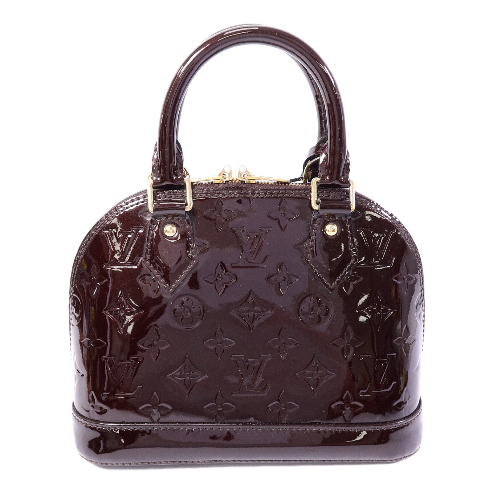 LOUIS VUITTON Monogram Vernis Alma BB手挽肩背兩用袋