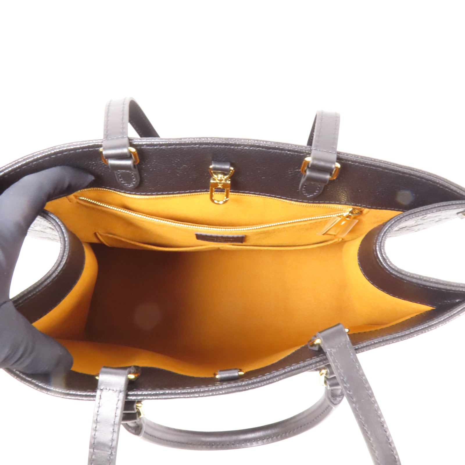 LOUIS VUITTON 【激減優惠】Monogram Empreinte On The Go MM金扣手挽肩背兩用袋