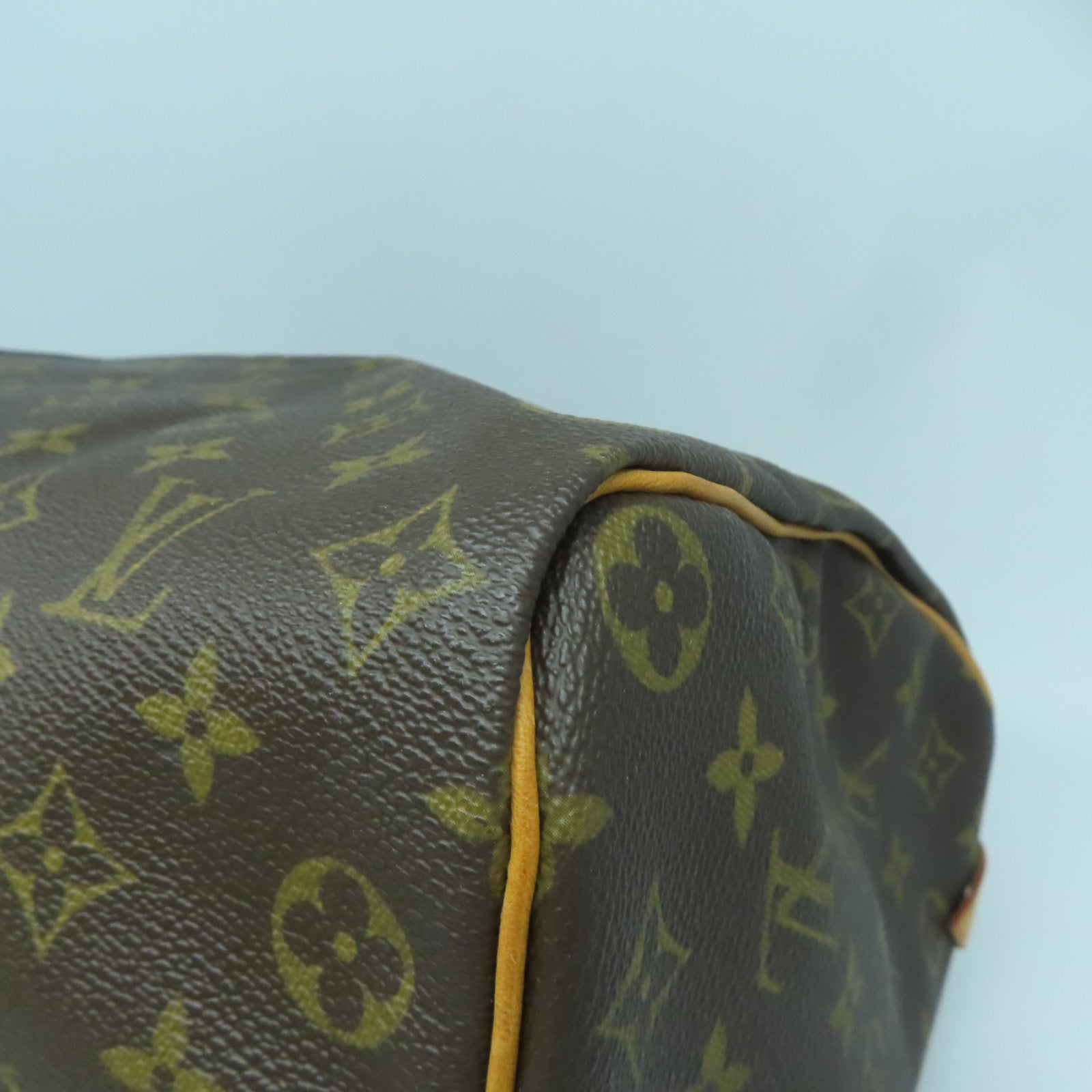 LOUIS VUITTON 【激減優惠】Monogram Speedy 35金扣手挽袋啡色