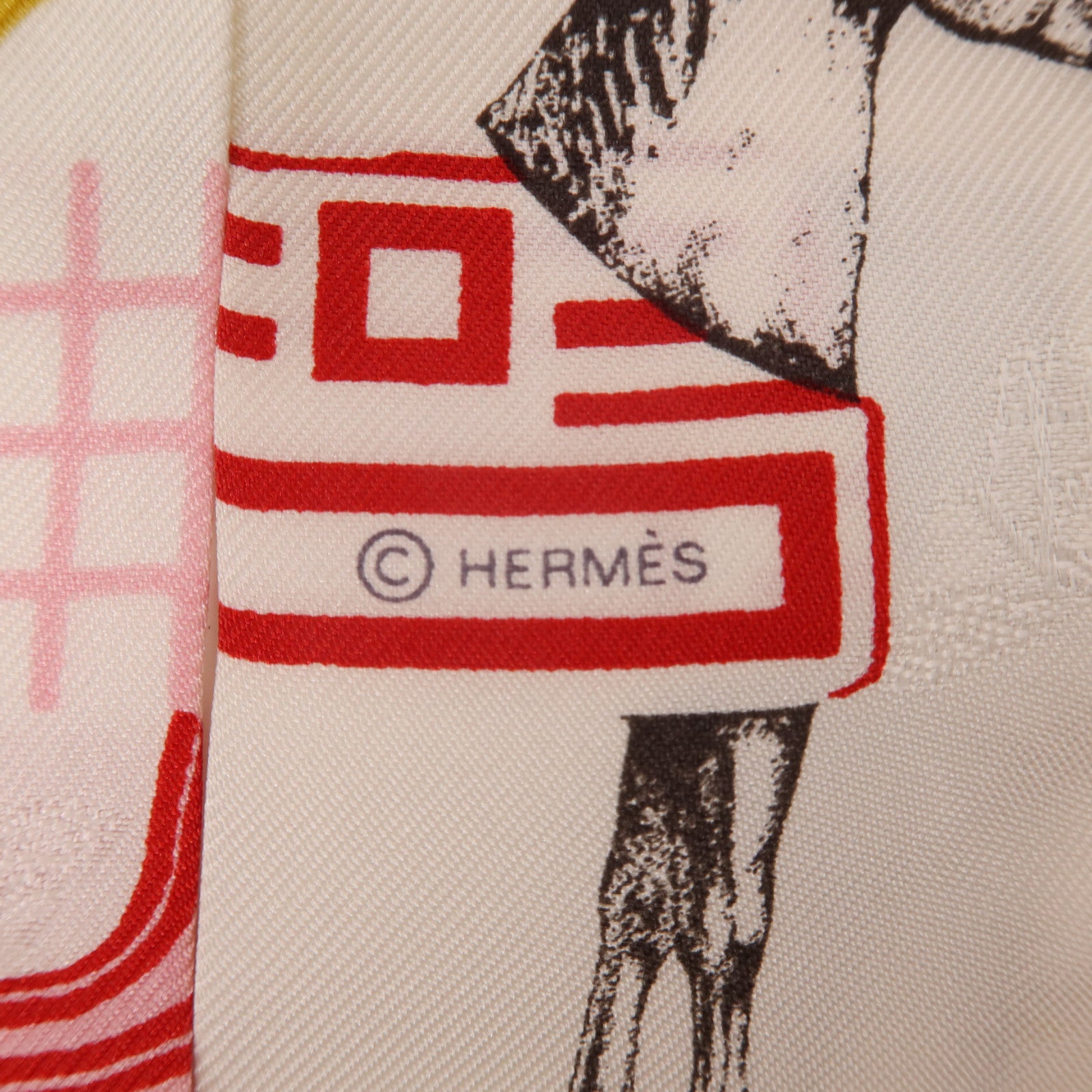 HERMES 絲質Twilly絲巾
