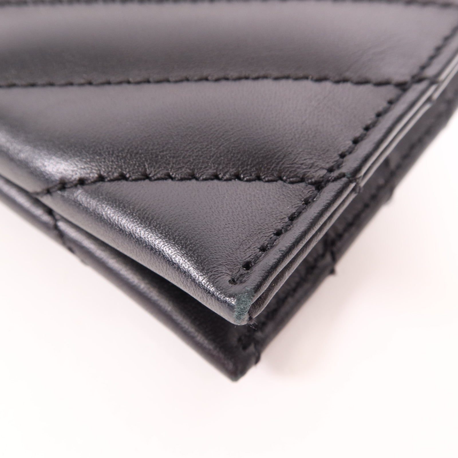 SAINT LAURENT 牛皮皮革Chain Shoulder金扣鏈帶肩背袋