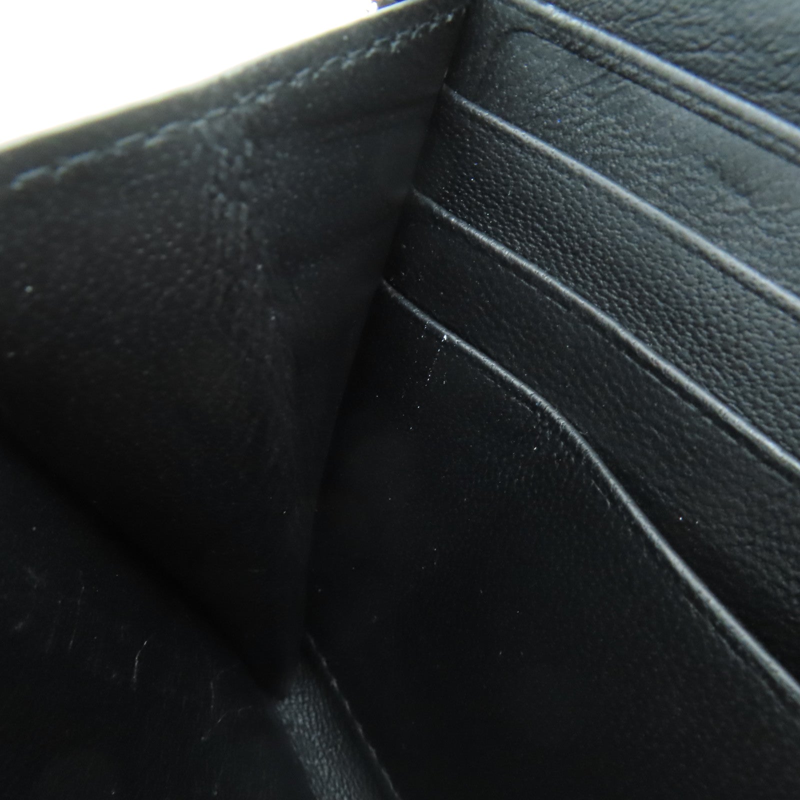 BALENCIAGA 【清倉大減價】牛皮皮革Long Wallet銀扣長錢包藍色