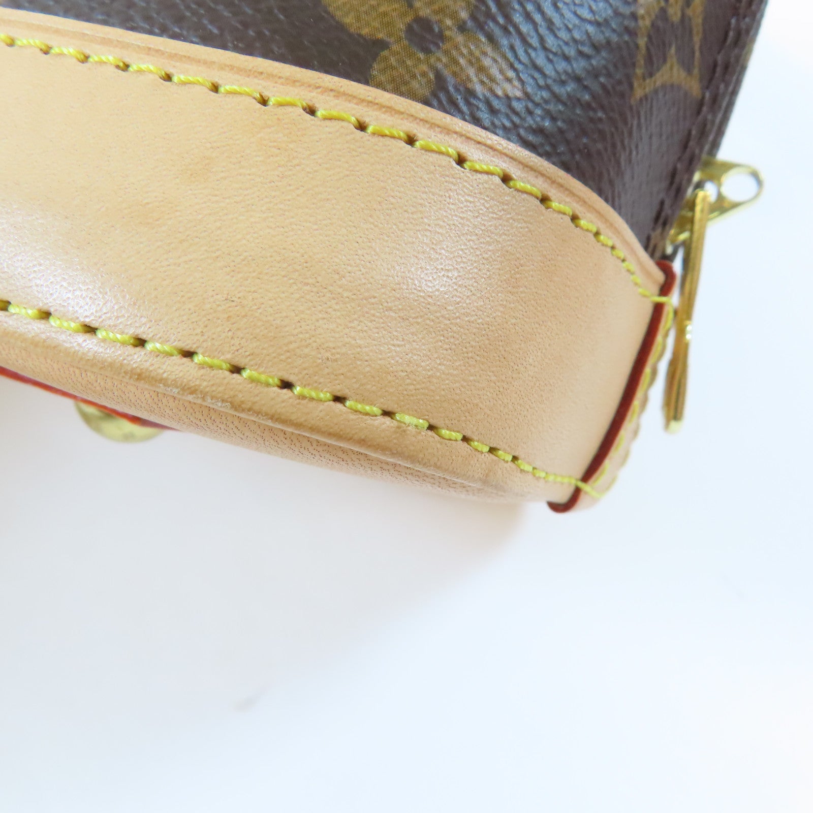LOUIS VUITTON Monogram Alma BB金扣手挽肩背兩用袋啡色