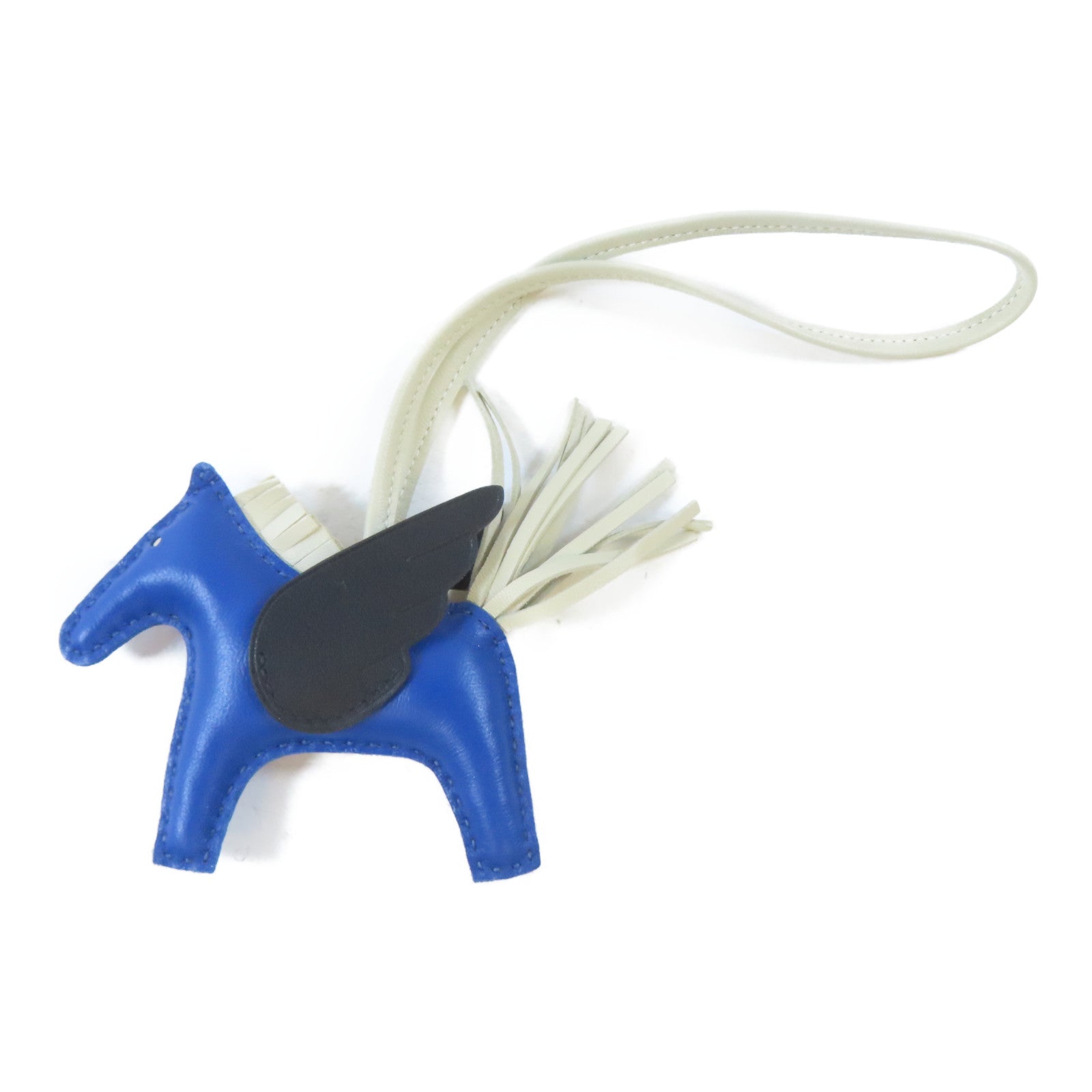 HERMES 【激減優惠】Swift皮革Rodeo Pegase PM掛飾Bleu France/藍色/Craie/白色/Noir/經典黑色