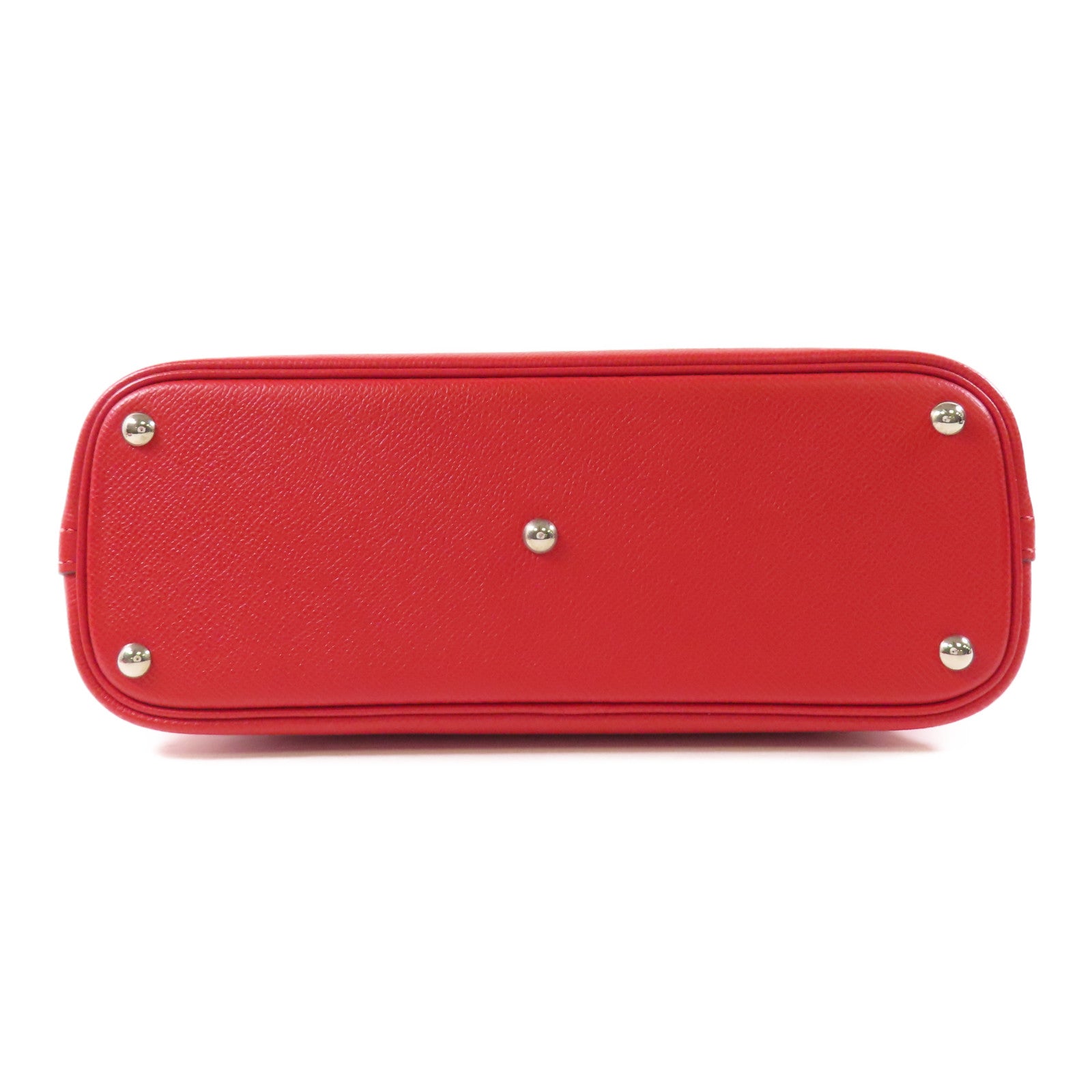HERMES Epsom皮革Bolide 27銀扣手挽肩背兩用袋Q5 Rouge Casaque