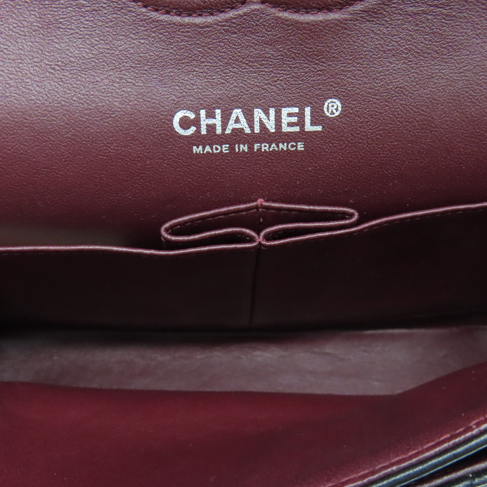 CHANEL rhombic sheepskin leather Chain Shoulder silver buckle chain shoulder bag black
