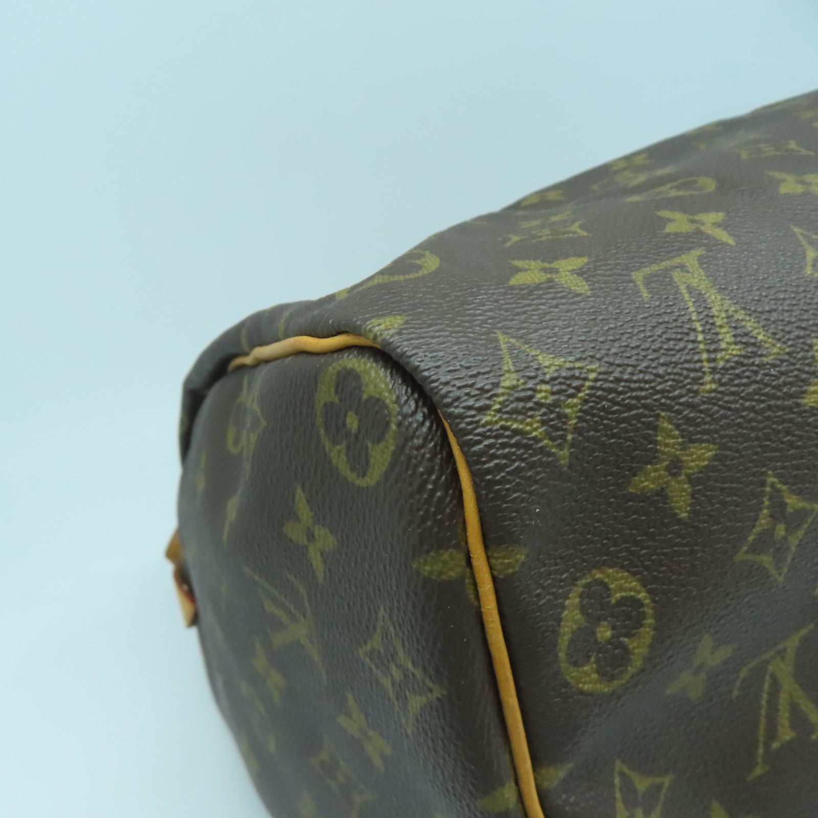 LOUIS VUITTON 【激減優惠】Monogram Speedy 35金扣手挽袋啡色