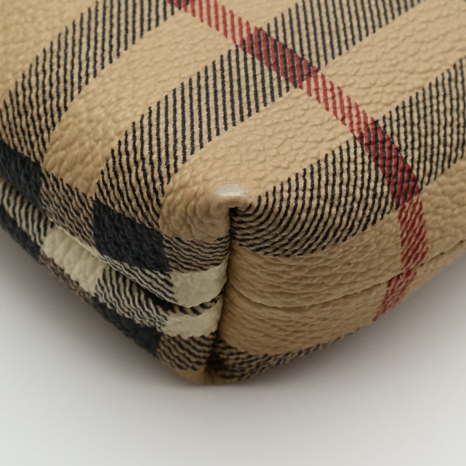 BURBERRY 塗層帆布Shoulder Bag金扣肩背袋