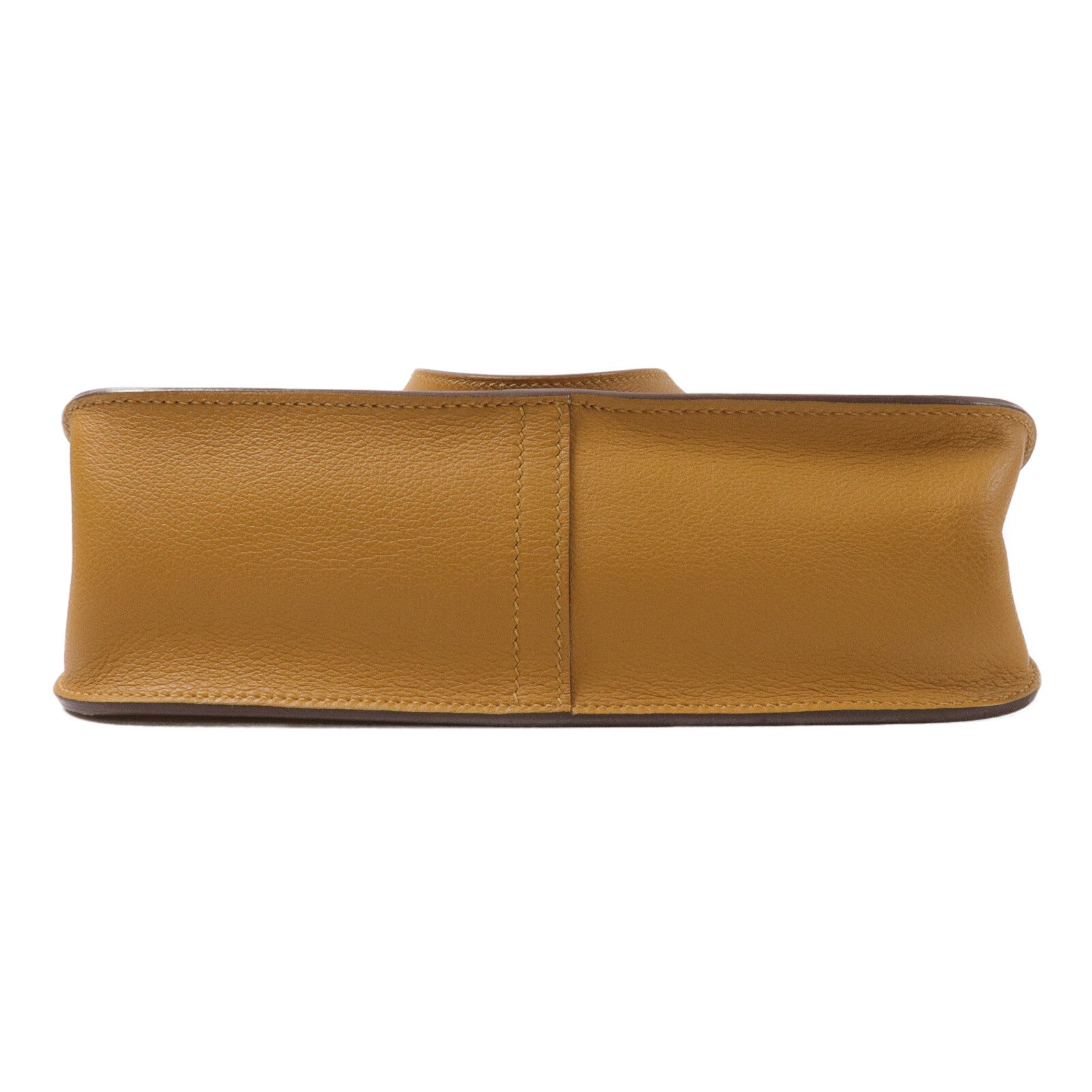 HERMES Evercolor皮革Halzan 25手挽肩背兩用袋Caramel