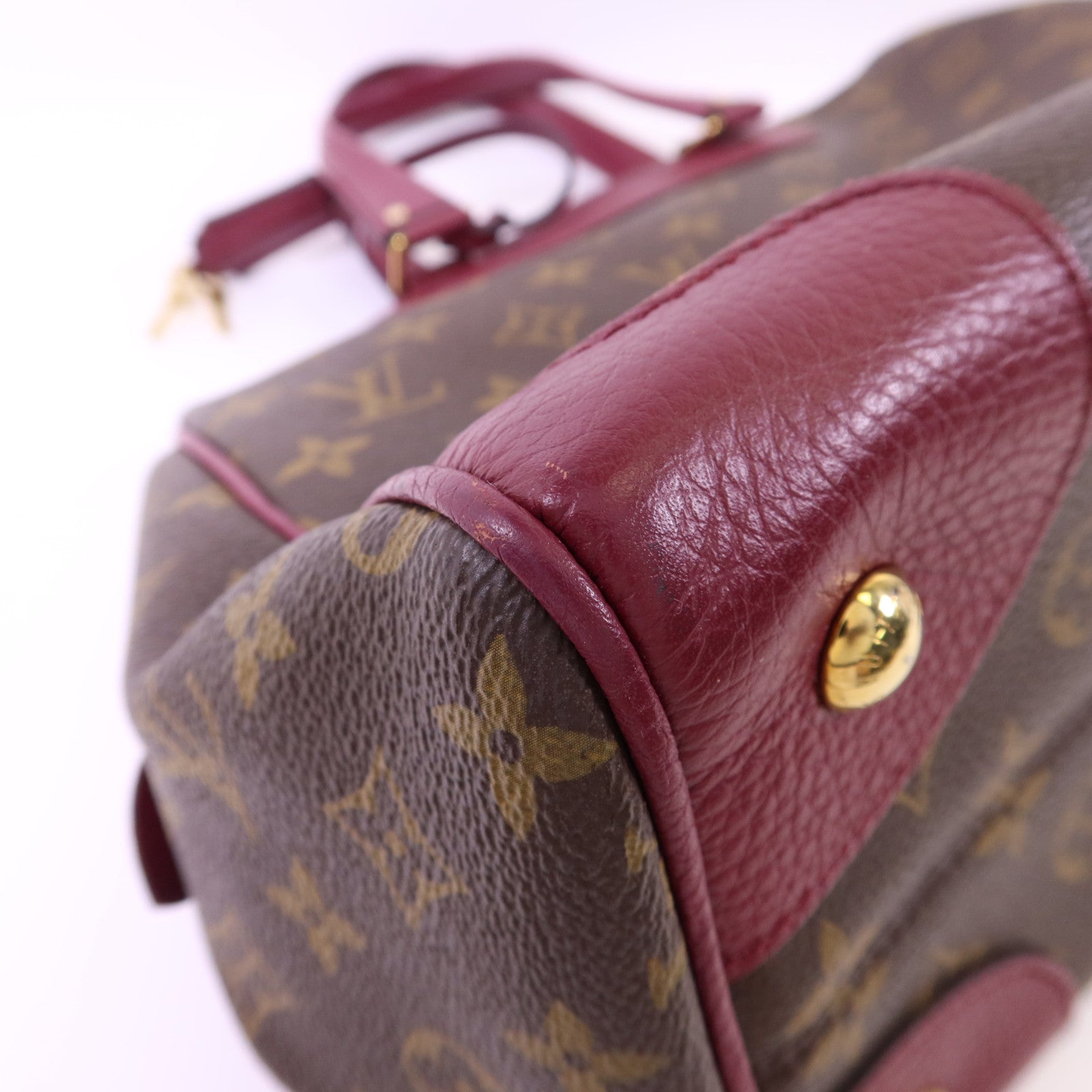 LOUIS VUITTON Monogram Retiro GM金扣手挽肩背兩用袋