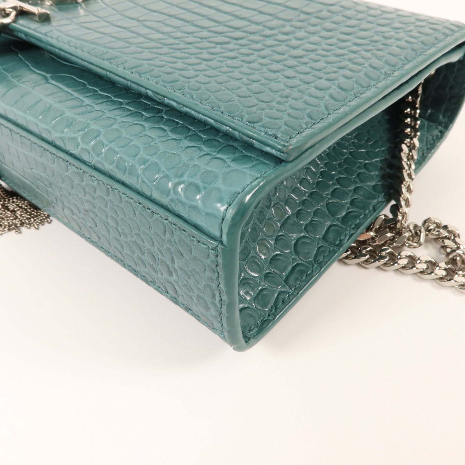 SAINT LAURENT 牛皮皮革Kate Tassel Medium鏈帶肩背袋