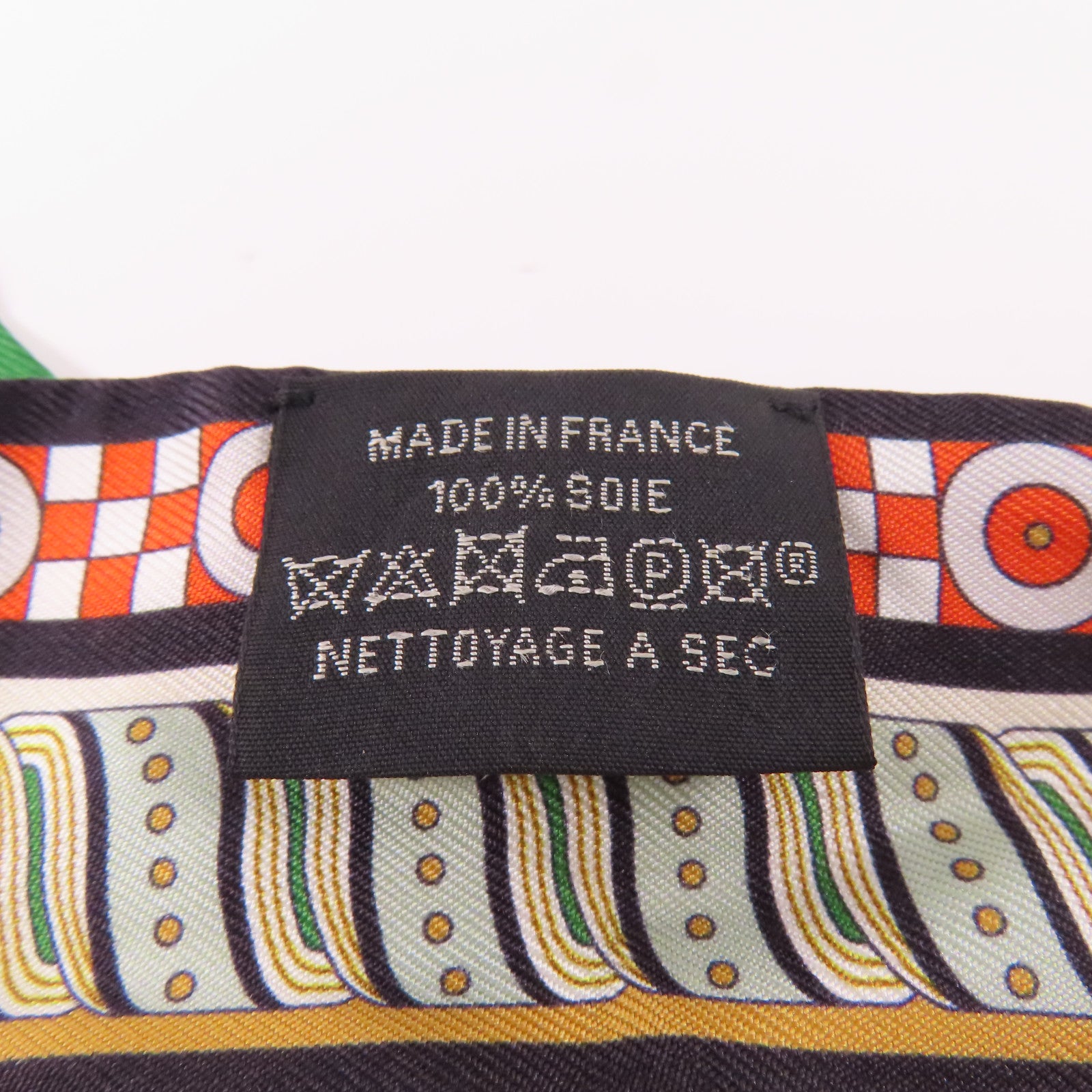 HERMES Twilly Scarf Scarves Silk Green