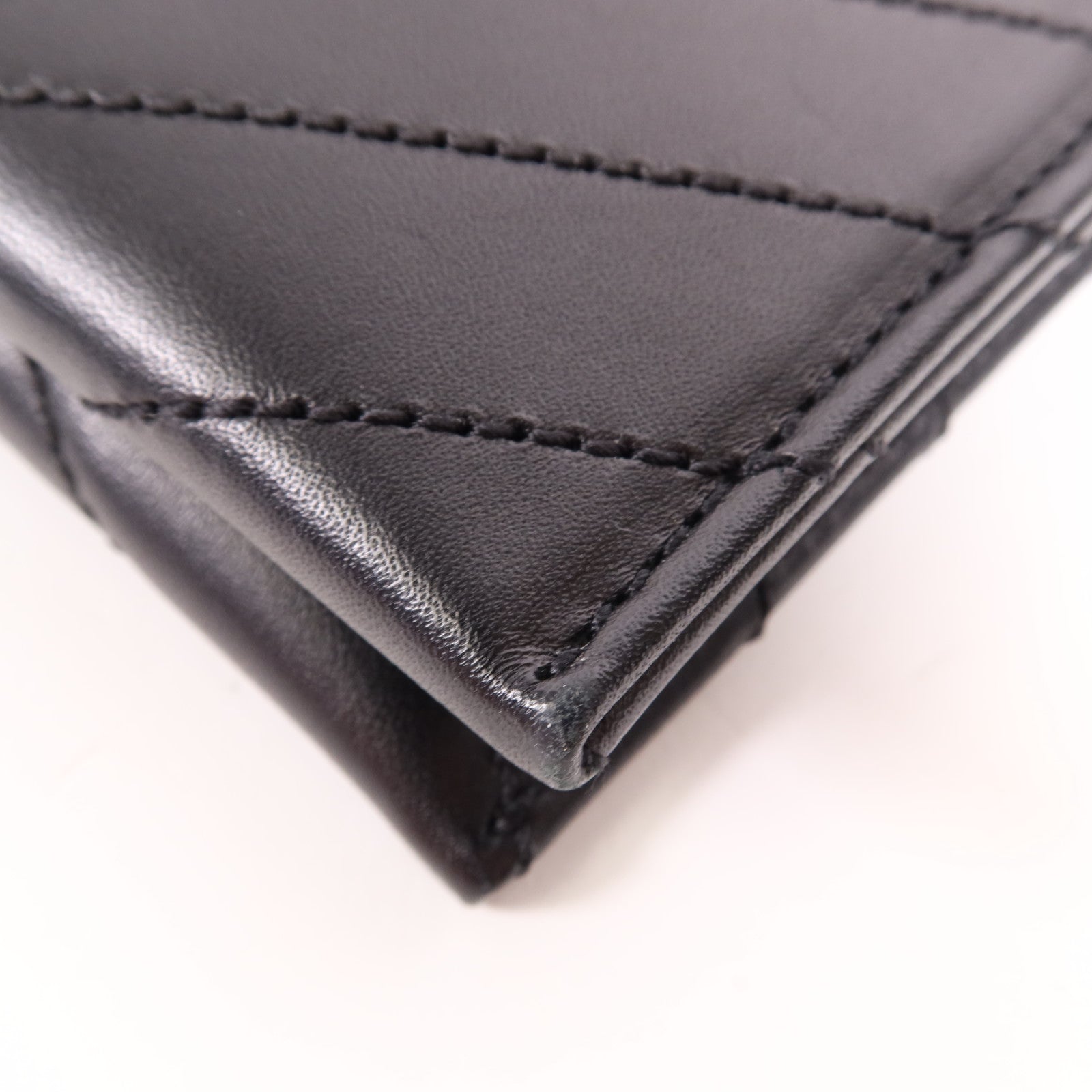 SAINT LAURENT 牛皮皮革Chain Shoulder金扣鏈帶肩背袋