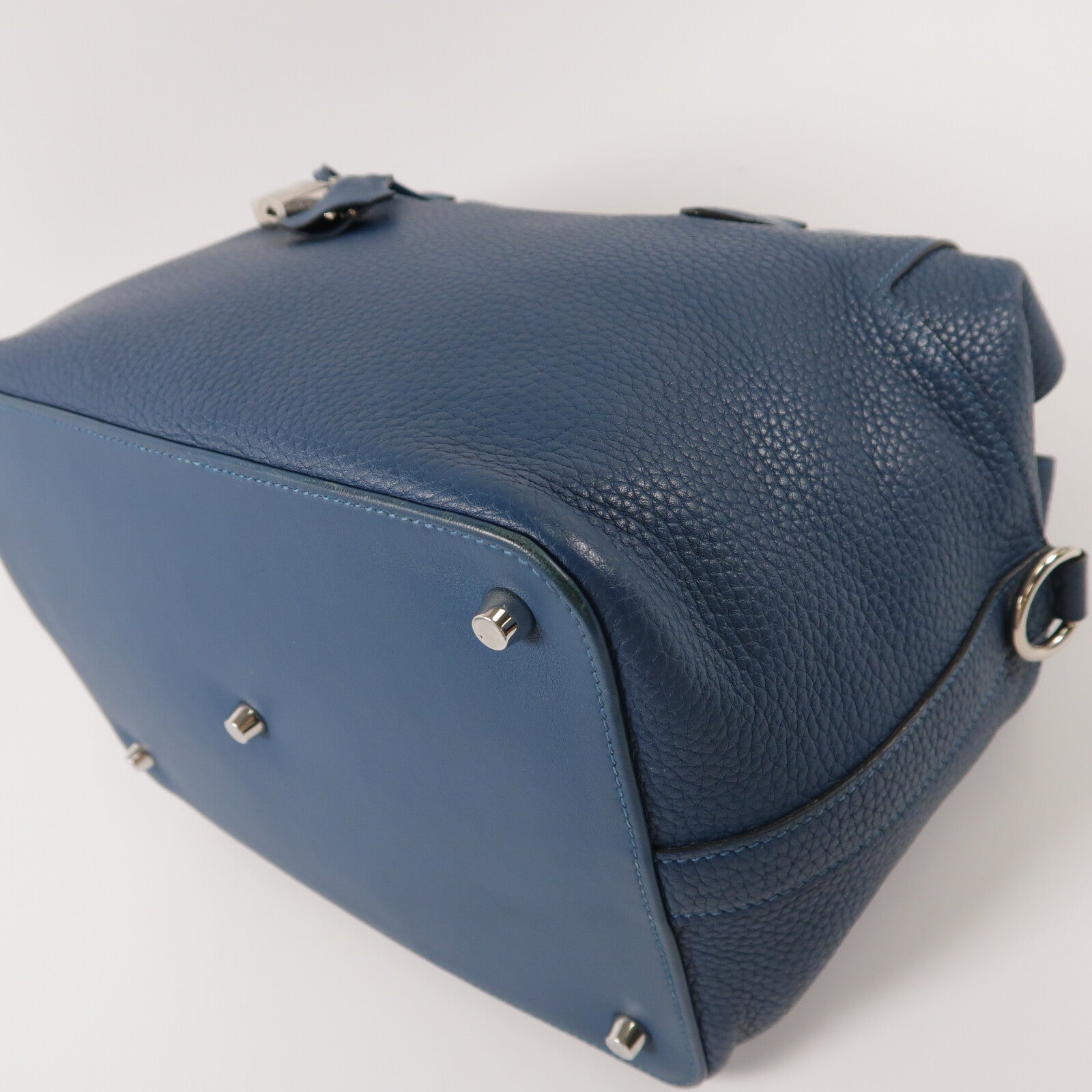 HERMES Clemence皮革Toolbox 26手挽肩背兩用袋Colvert