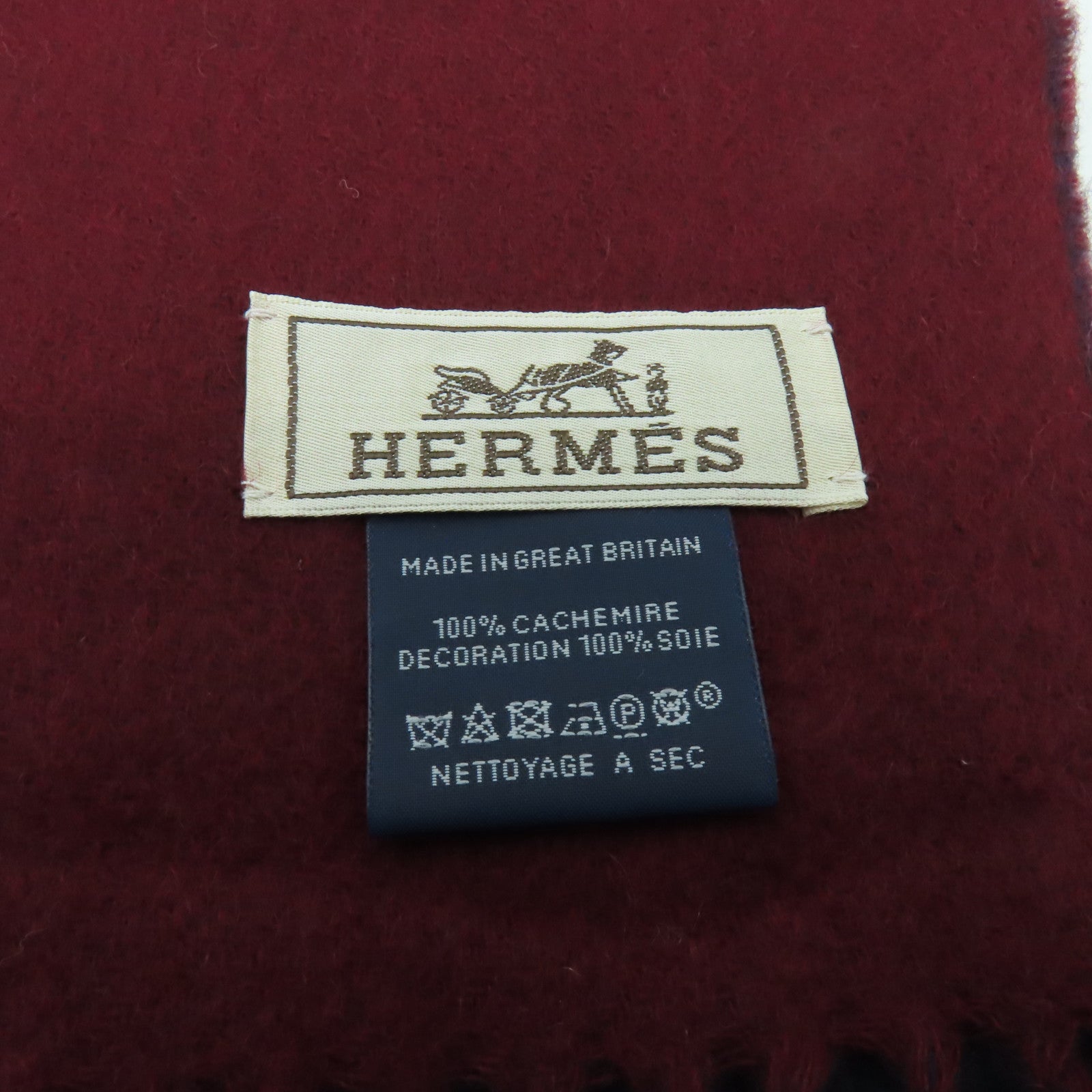 HERMES **【激減優惠】Cashemire Muffler圍巾法國海軍色