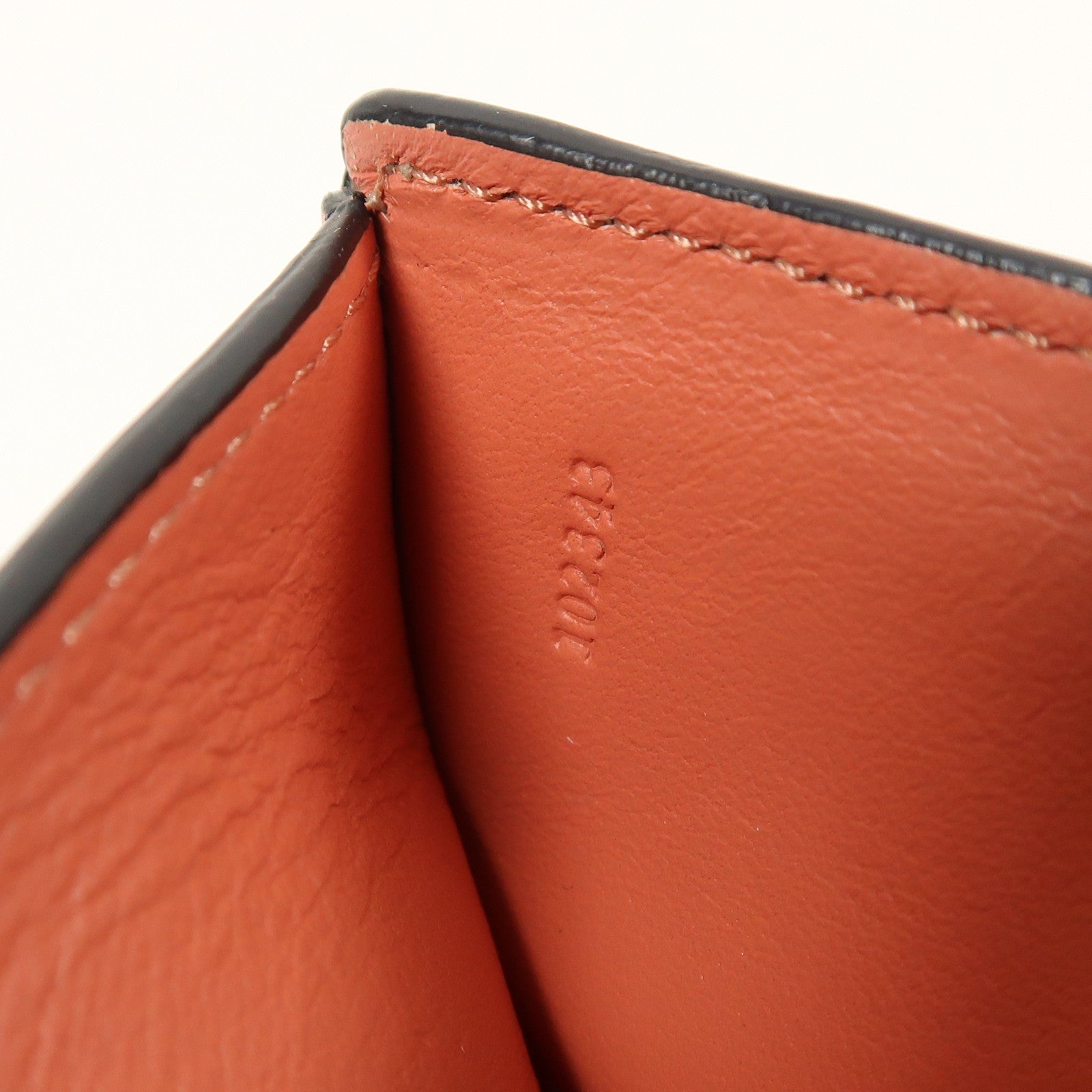 LOEWE SHW Fold Wallet Calfskin Leather Khaki