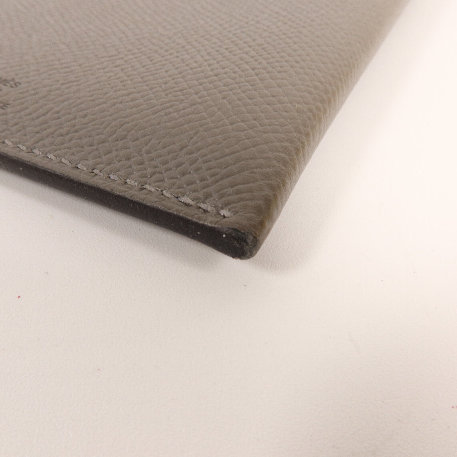 HERMES Epsom皮革Tarmac Passport Holder護照套Etain
