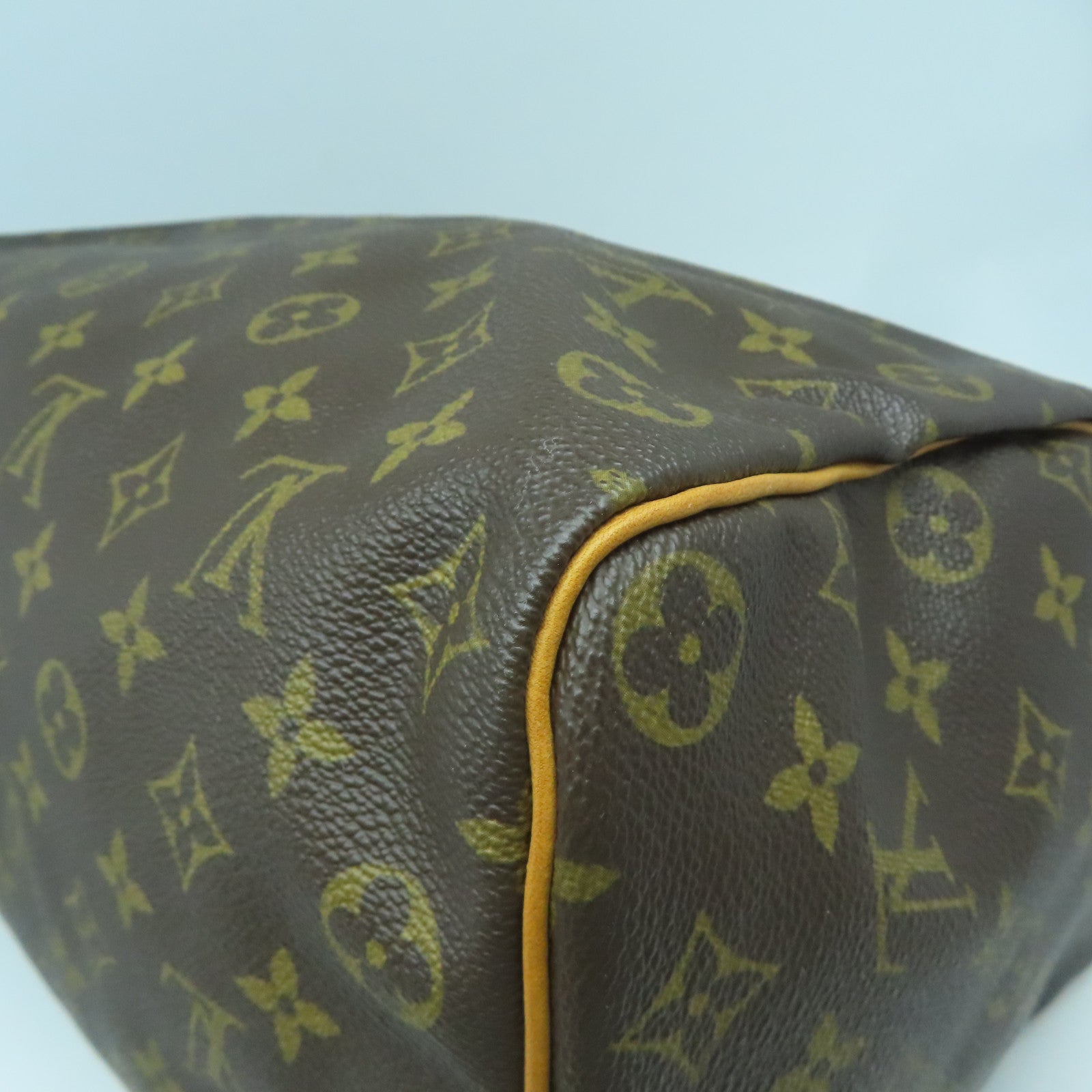 LOUIS VUITTON 【激減優惠】Monogram Speedy 35金扣手挽袋啡色