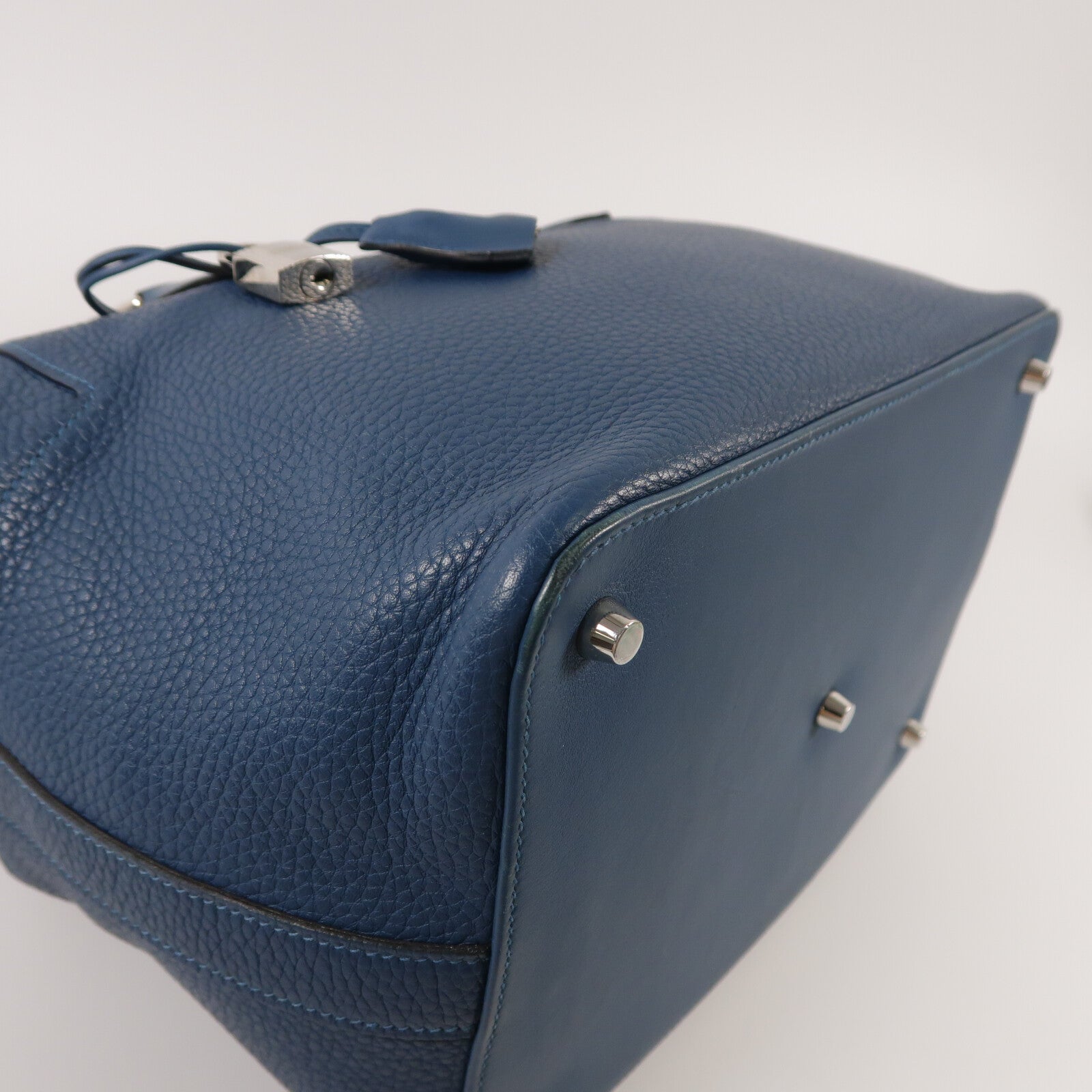 HERMES Clemence皮革Toolbox 26手挽肩背兩用袋Colvert
