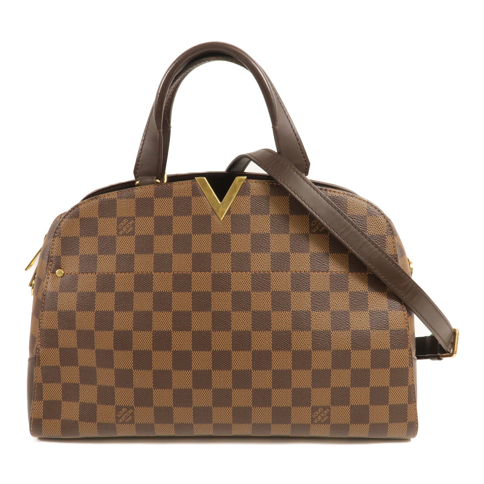 LOUIS VUITTON Damier Kensington Bowling手挽肩背兩用袋