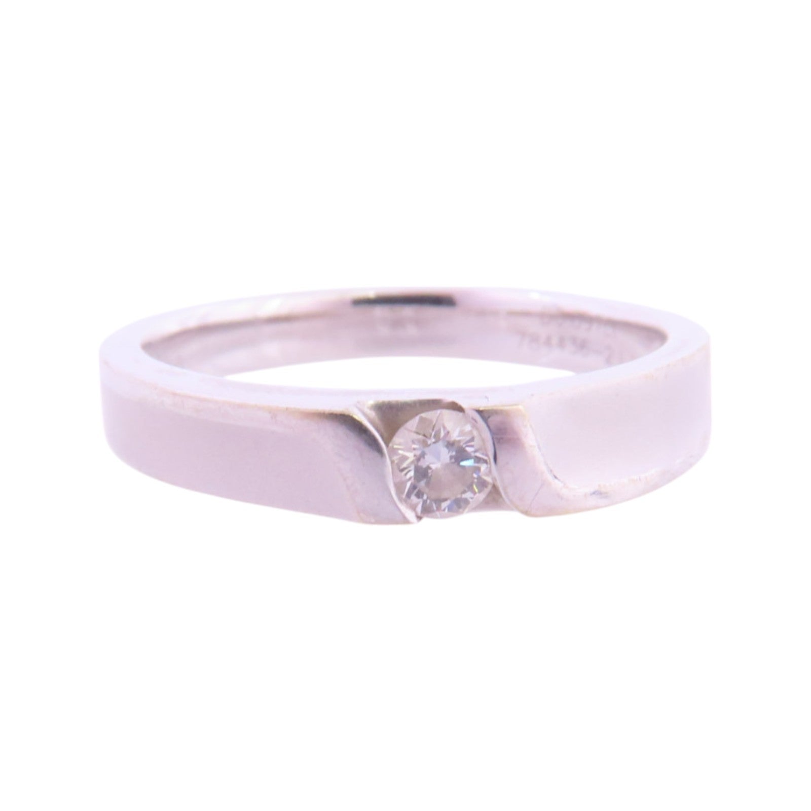 JEWELRY 【激減優惠】18K白金Diamond Ring鑽石戒指US#5