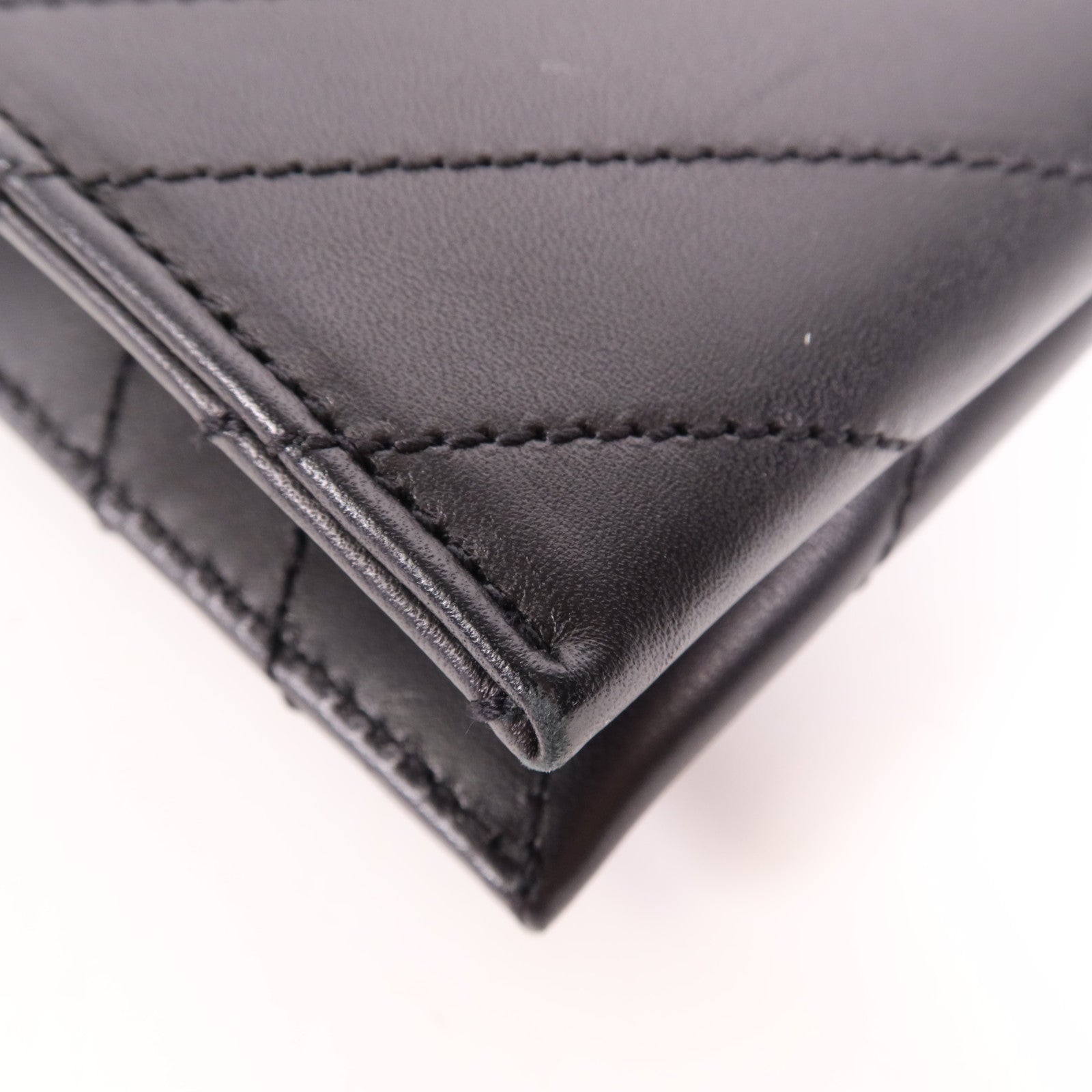 SAINT LAURENT 牛皮皮革Chain Shoulder金扣鏈帶肩背袋