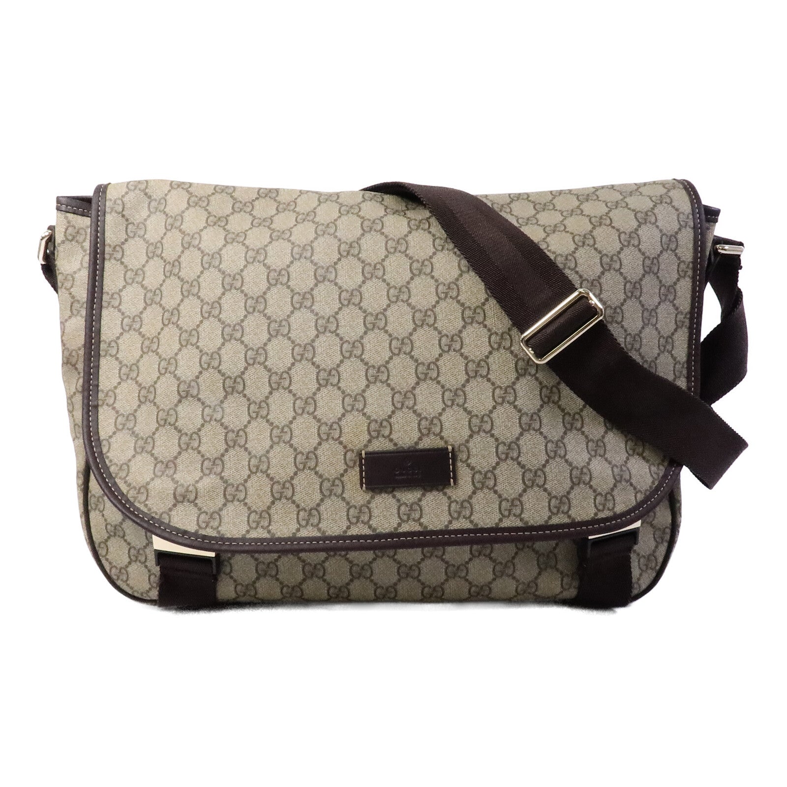 GUCCI 塗層帆布Messenger Bag肩背袋