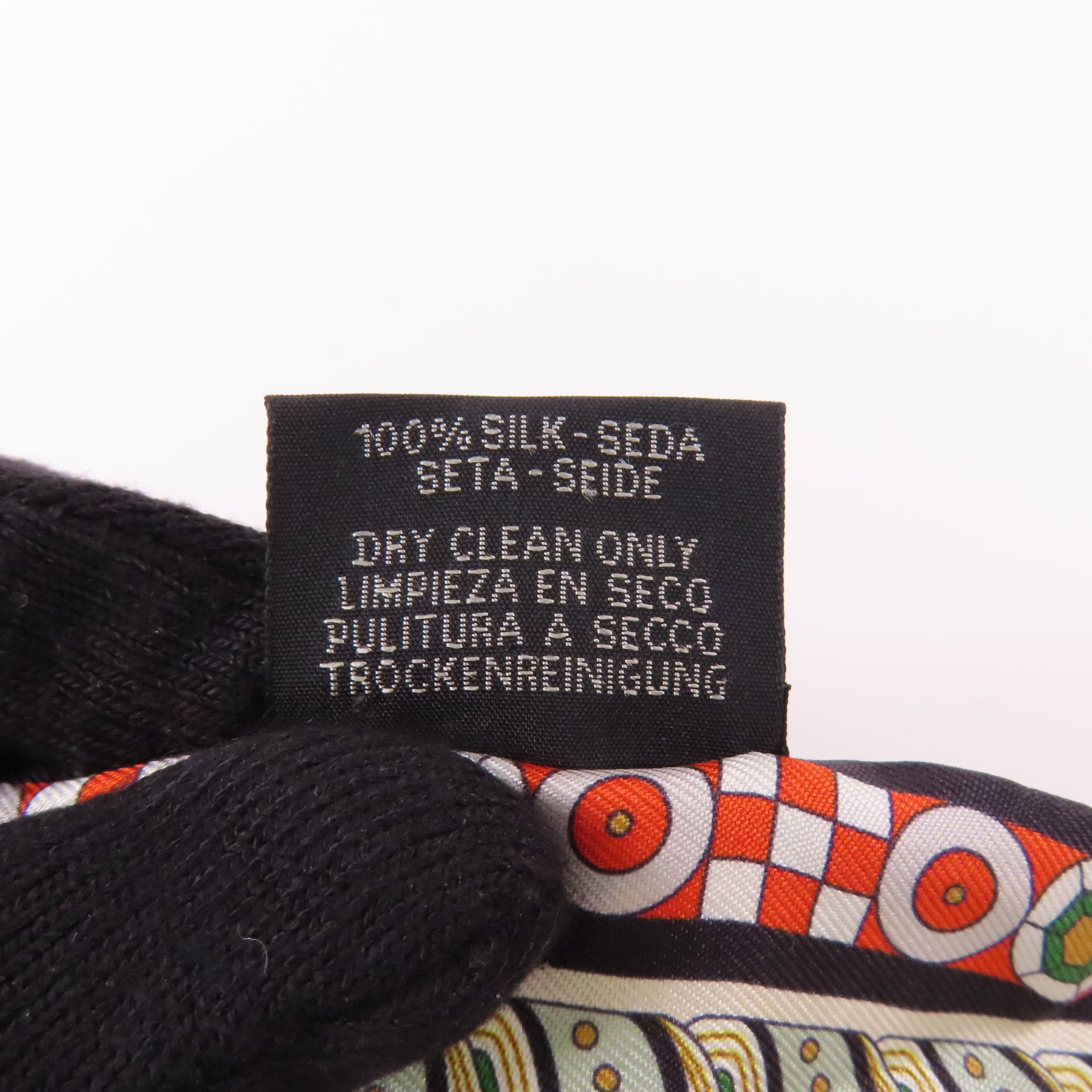 HERMES Twilly Scarf Scarves Silk Green