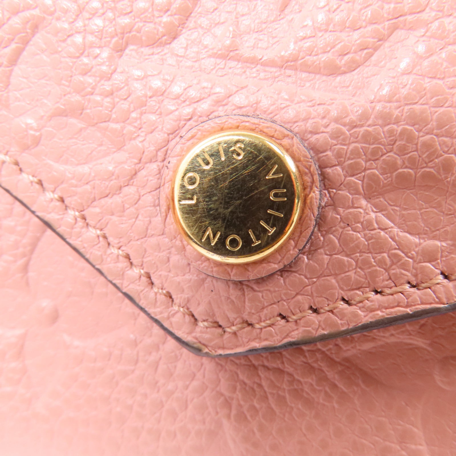 LOUIS VUITTON Monogram Empreinte Zoe Wallet金扣短錢包
