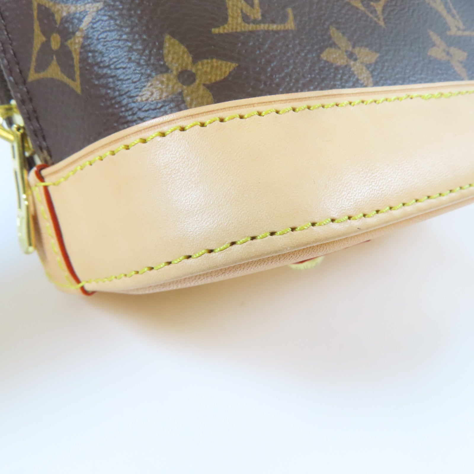 LOUIS VUITTON Monogram Alma BB金扣手挽肩背兩用袋啡色