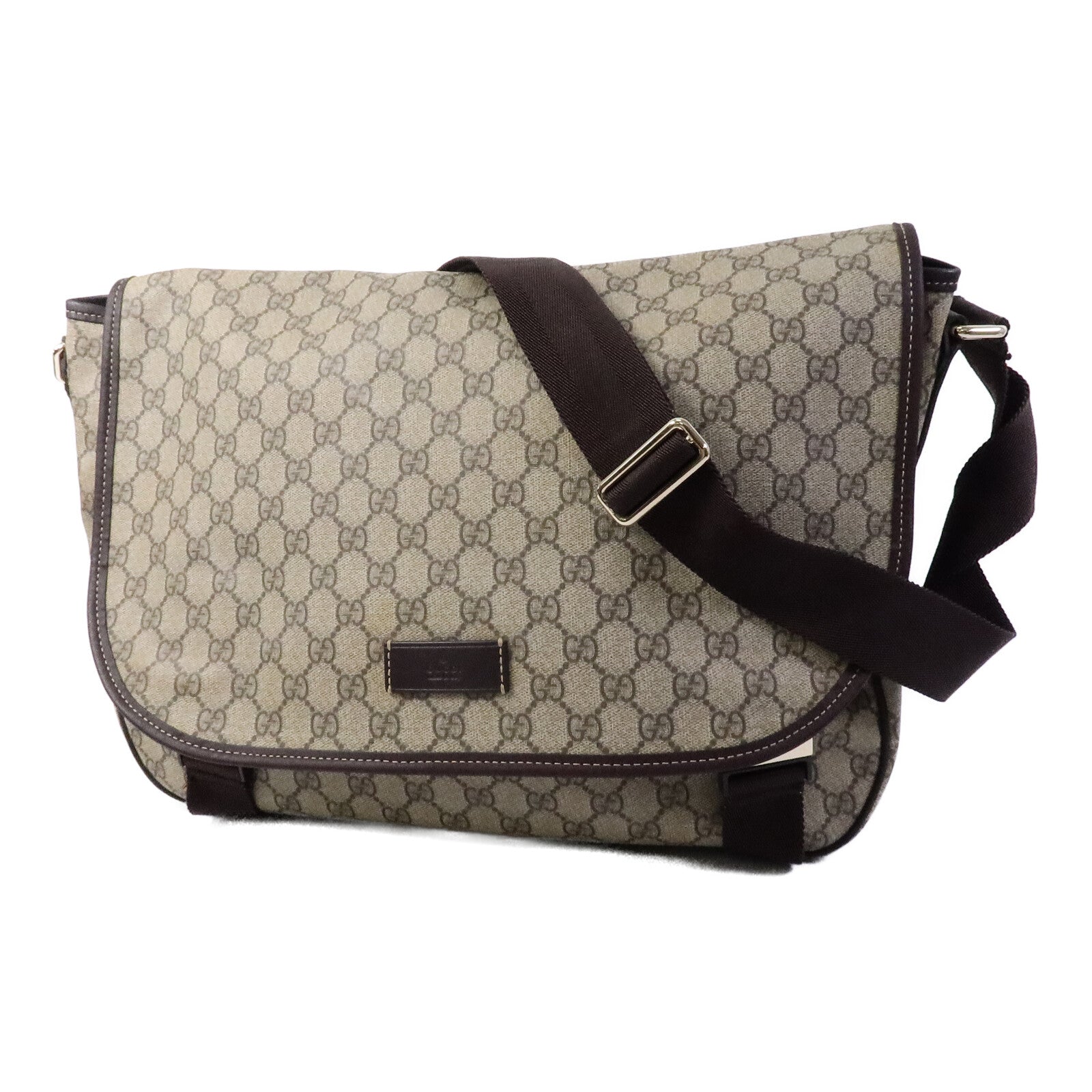 GUCCI 塗層帆布Messenger Bag肩背袋